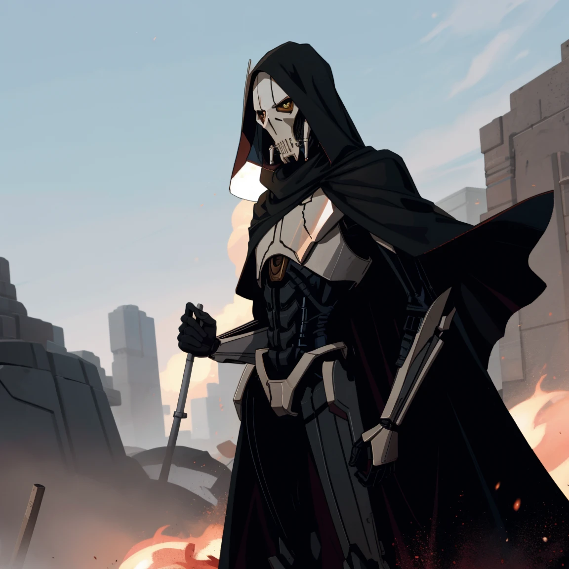 General Grievous, black cape