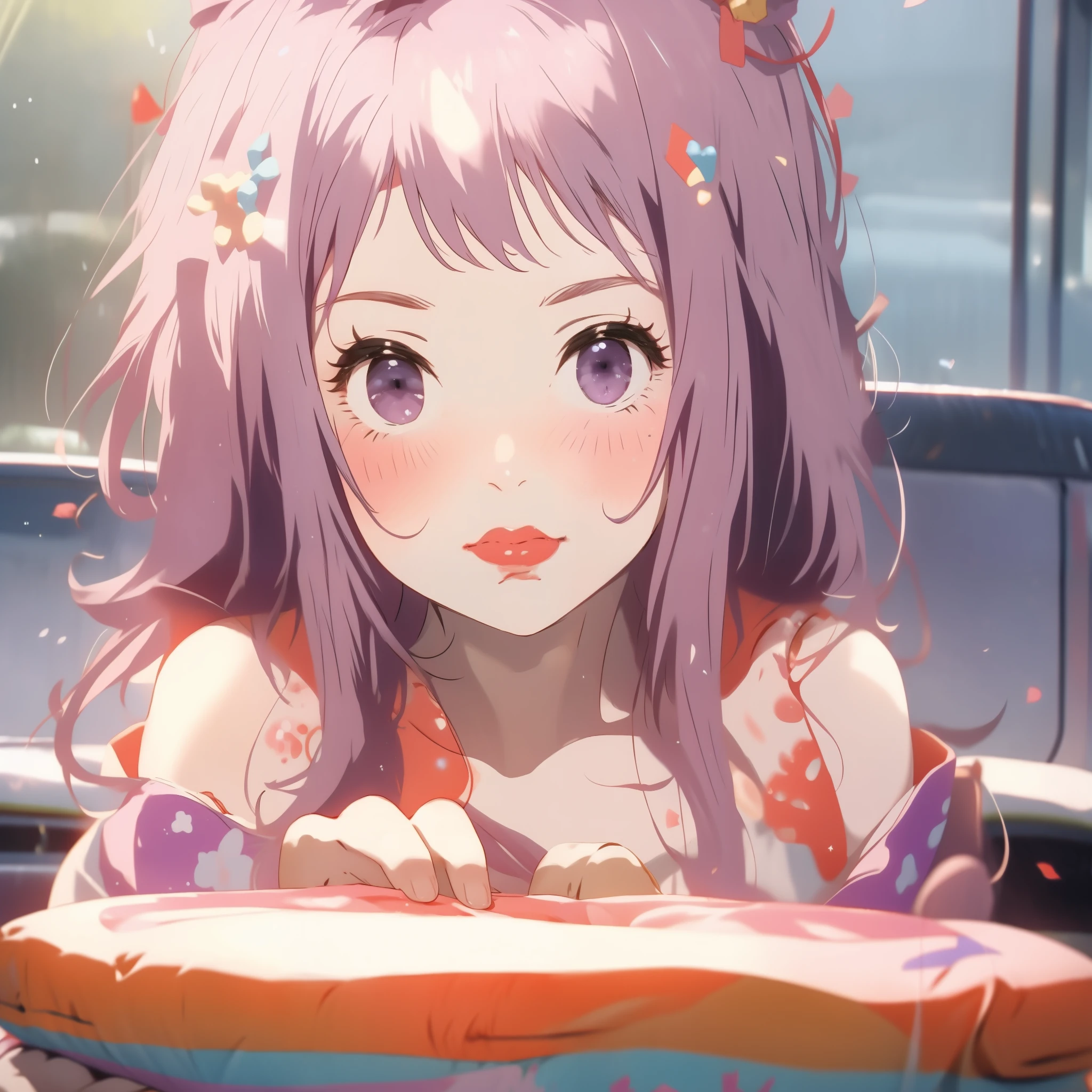Two dimensions，Princess，Purple，Soft Girl，Gorgeous HD