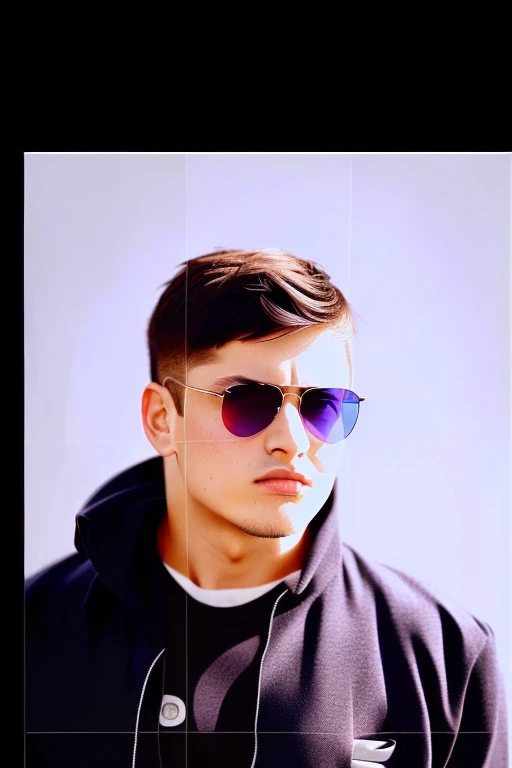 (masterpiece, best quality)
NeroDMC, solo, looking at viewer, short hair, blue eyes, simple background, shirt, holding, jewelry, closed mouth, upper body, white hair, 1boy, grey hair, male focus, necklace, lips, black shirt, blue background, portrait, realistic