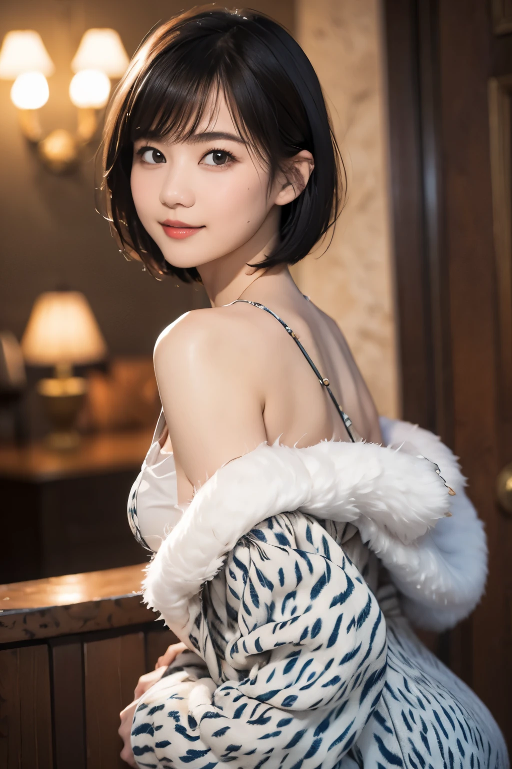 147
(20 year old woman,animal character print costume), (surreal), (High resolution), ((beautiful hairstyle 46)), ((short hair:1.46)), (gentle smile), (breasted:1.1), (lipstick)
