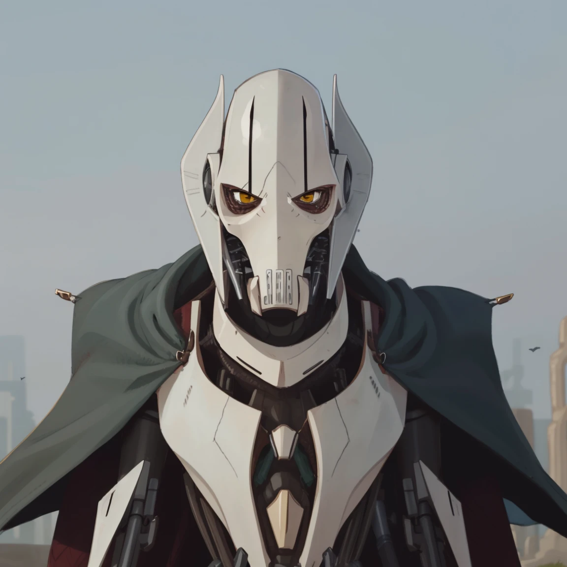 General Grievous, female, female figure, slender body, female