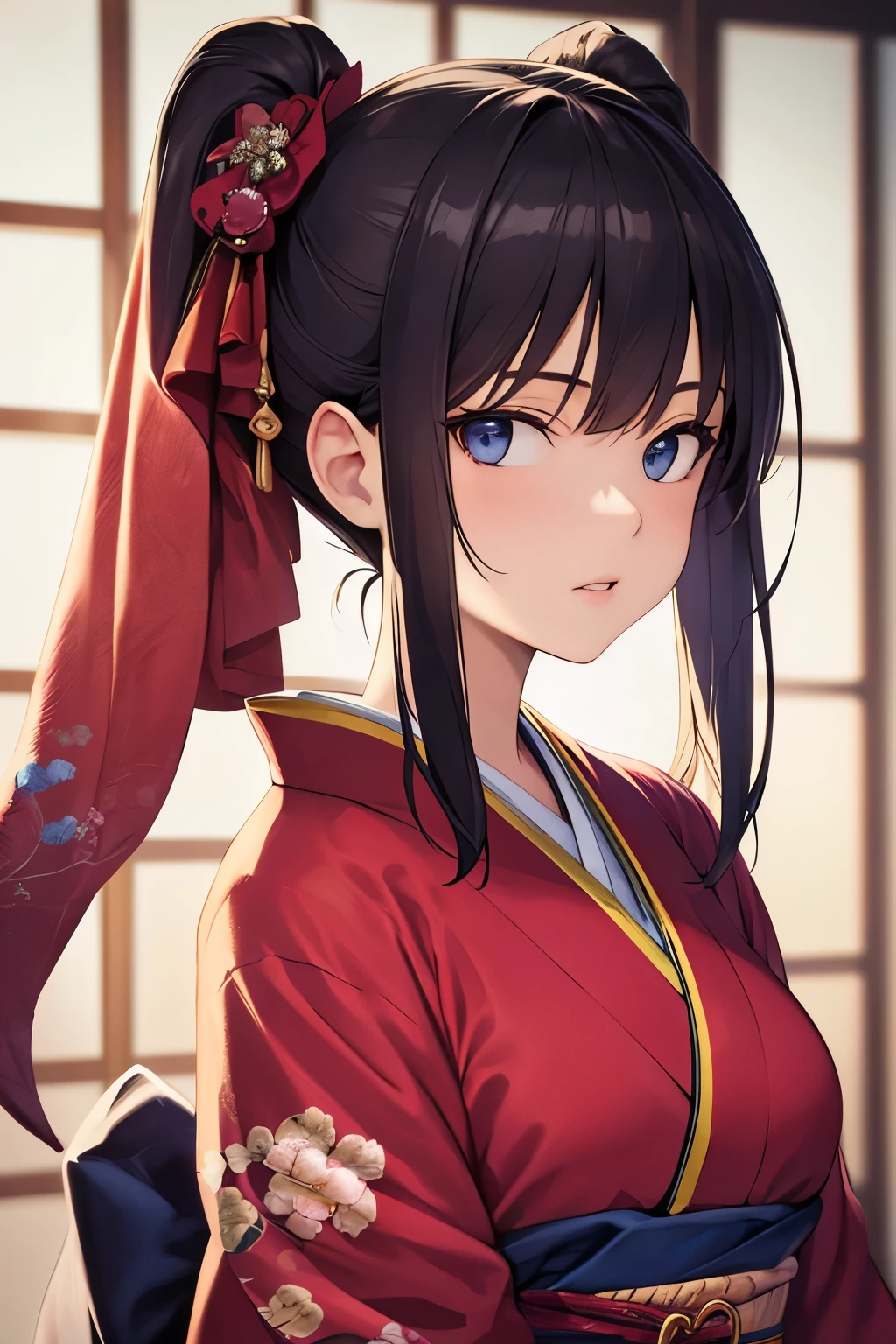 ((best quality)), ((masterpiece)), (detailed), perfect face,girl,kimono