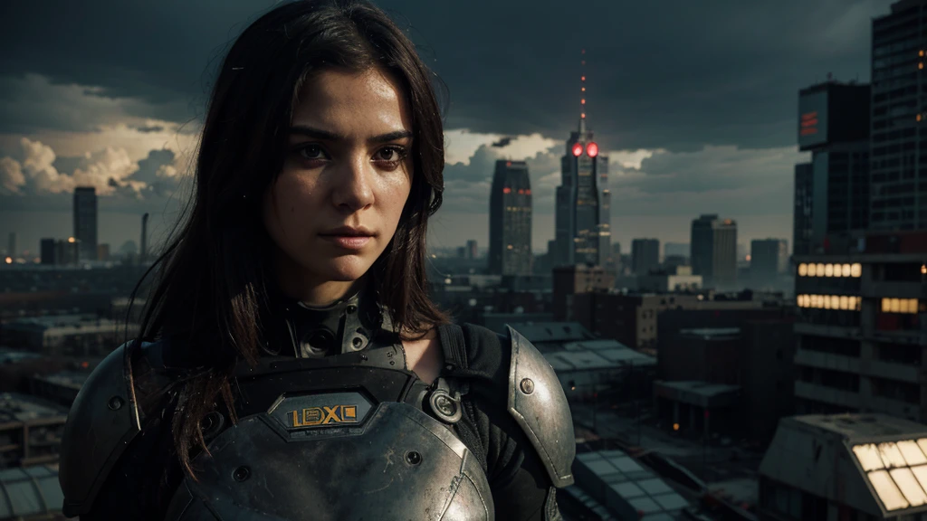 Broken World, Apocalypse, People, cities, robot girl, sexy, face