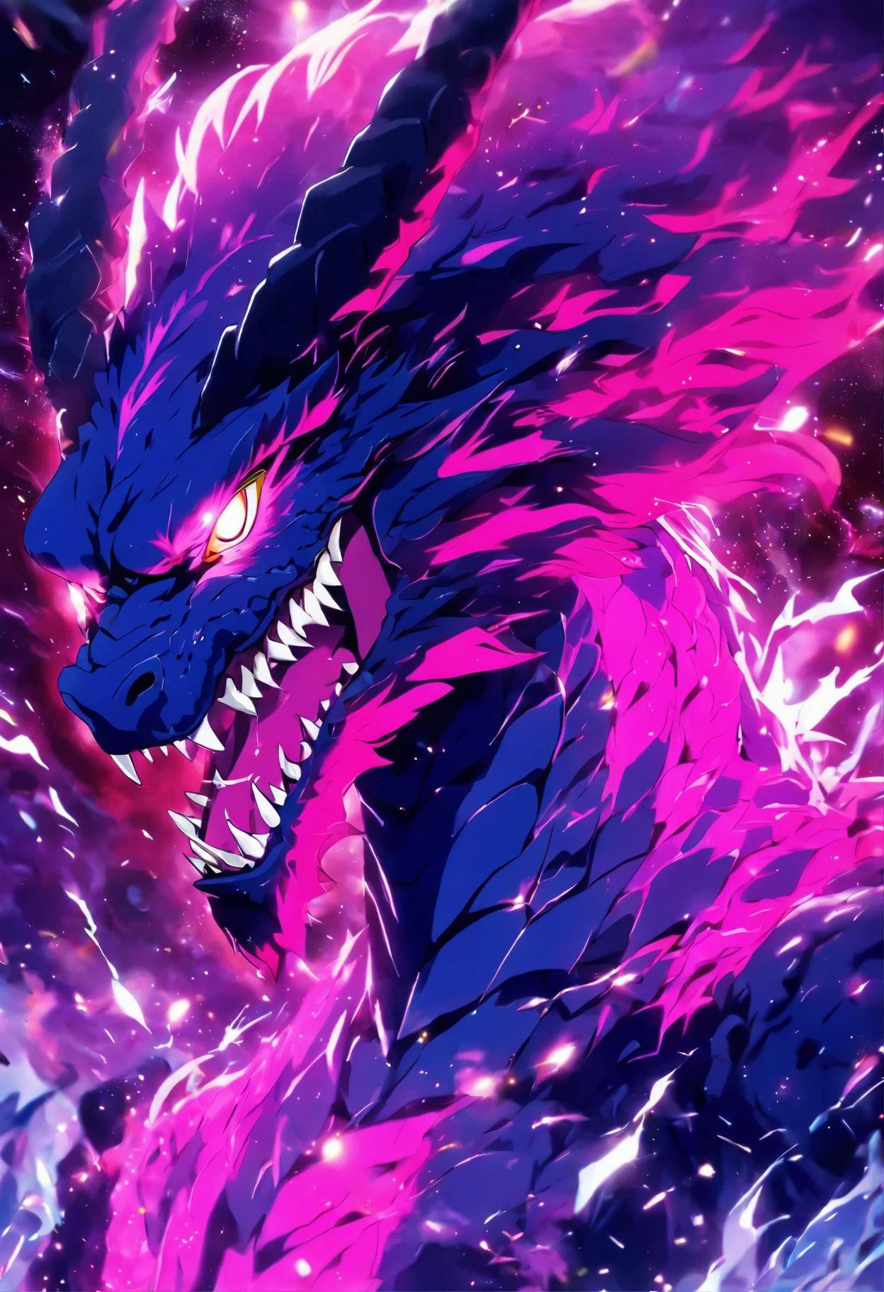 (a-purple-themed,18K resolution,altamente detalhado,master part:1.2),um jovem sinistro vestindo um manto branco,segurando uma espada brilhante roxa,poisonous substances in the air,with a faint ghostly silhouette of a purple dragon hovering over its head.
