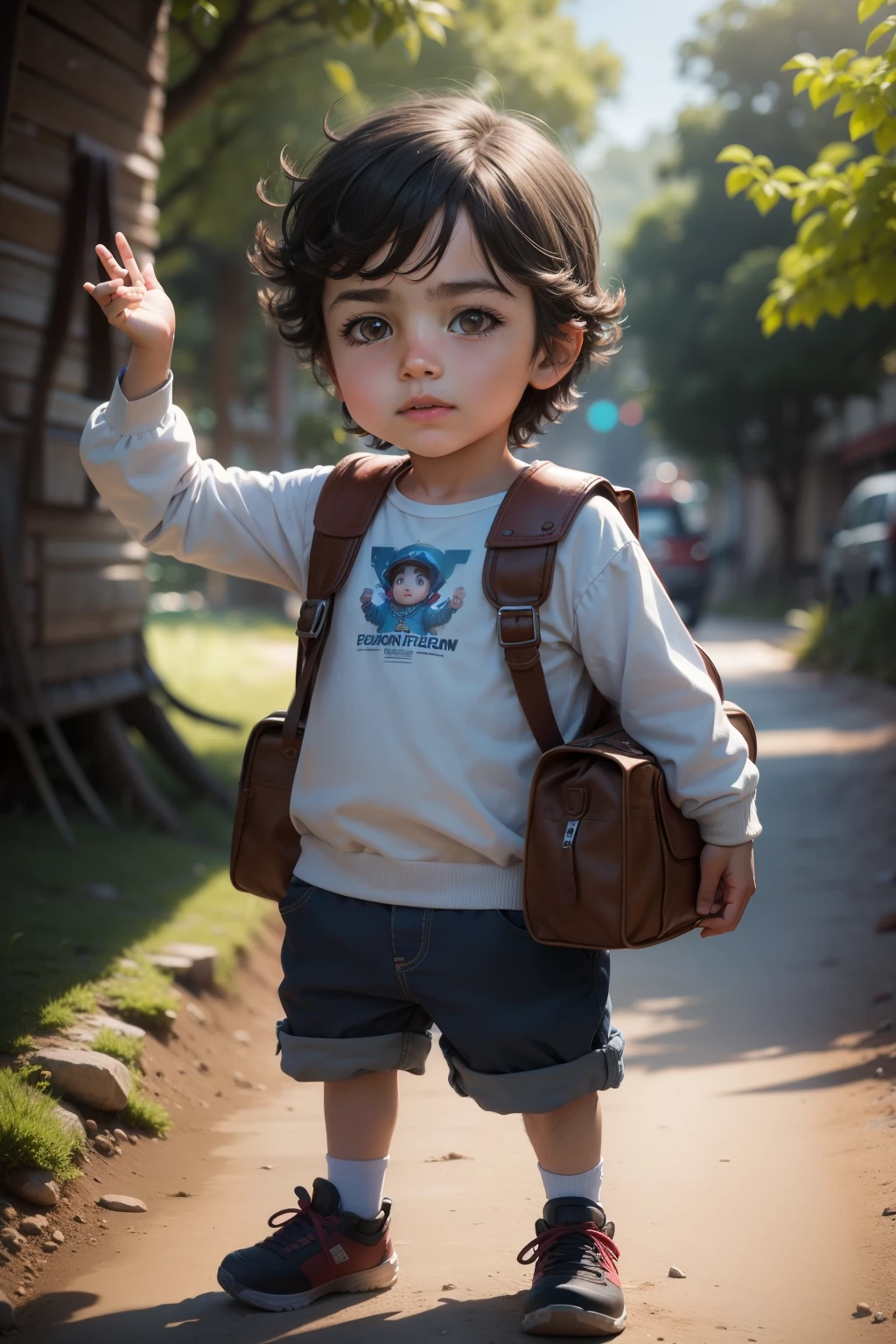 pequeno explorador, personagem para desenho infantil
