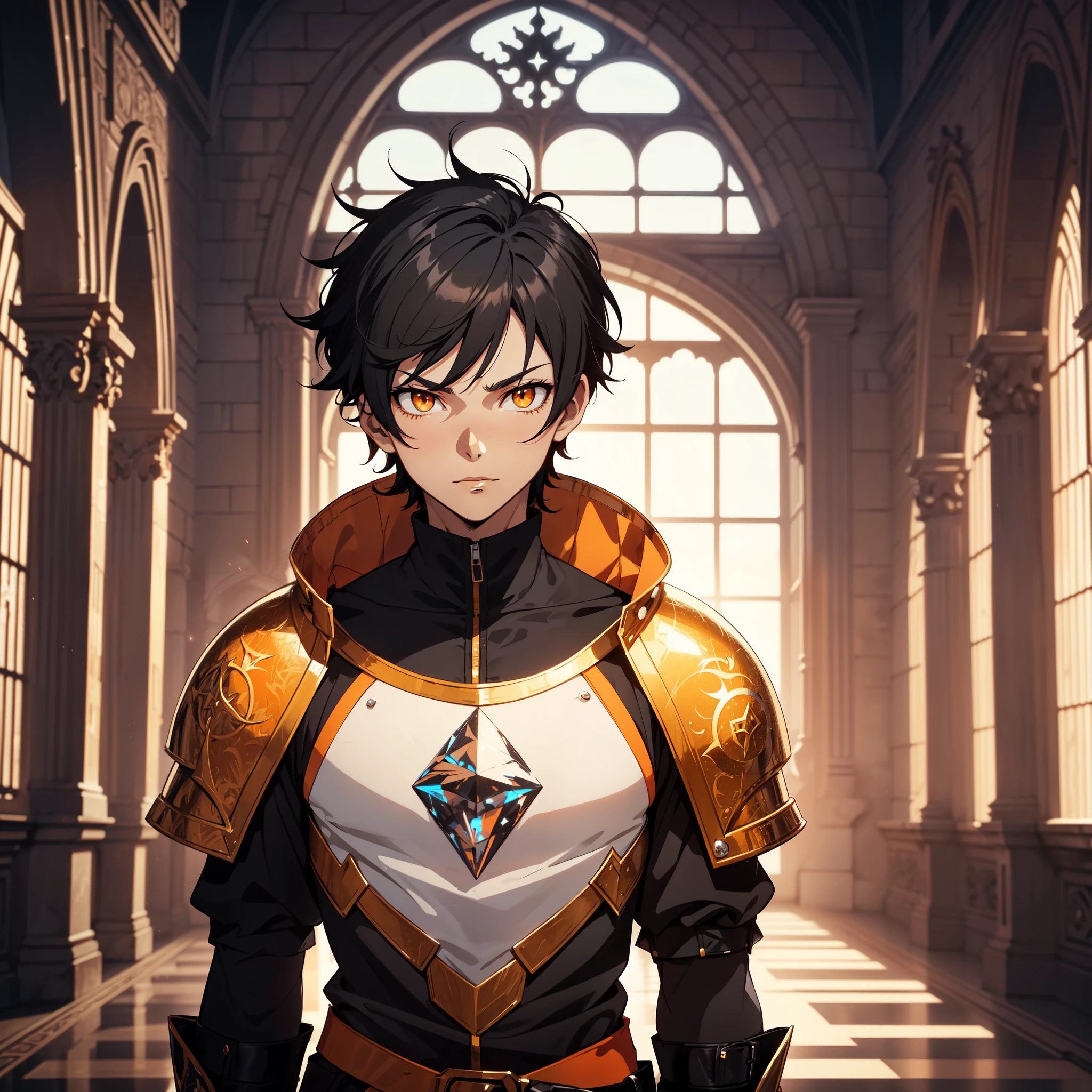 128K Ultra High Definition,
128K Ultra High Quality,
128K Ultra High Resolution,
Best Definition,
Best Quality,
Best Resolution,
Perfectly Detailed,
Perfectly Designed,
Extremely Detailed,
Extremely Designed,
Hyper Detailed,
Hyper Definition,
Hyper Quality,
Hyper Resolution,
Masterpiece,
(((Anime))),
Body Shot,
(((Boy))),
Handsome,
Muscular Body,
(((Black Short Hair))),
(((Orange Eyes))),
(((Hyper Detailed & Perfectly Designed With Ultra High Quality Diamond Warlord Armor))),
(((Inside Of Medieval Royal Palace Background Scenery))),