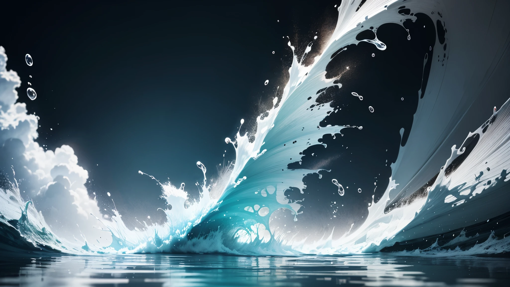 simple_wallpaper, water_splash, blue_color,