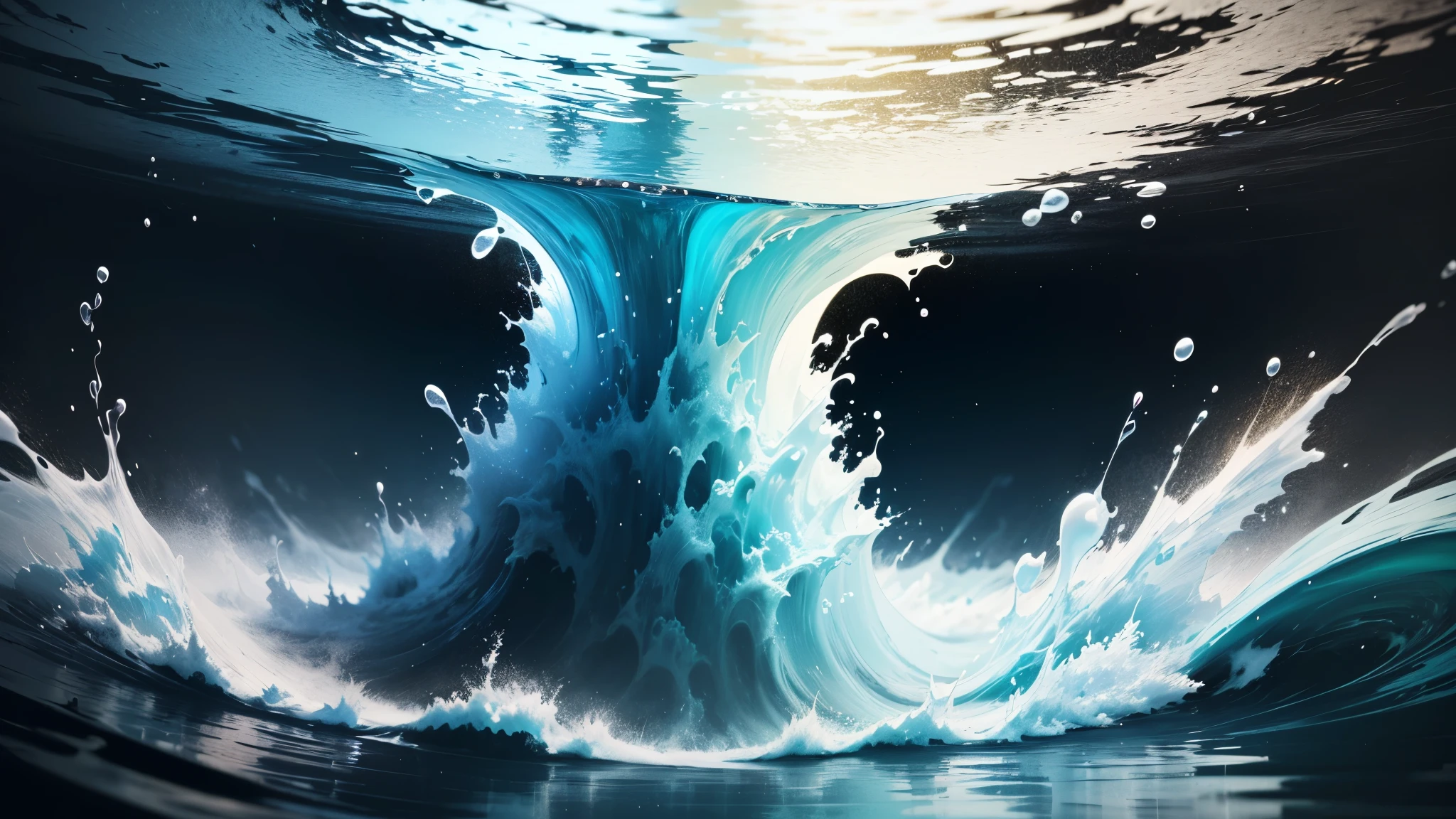 simple_wallpaper, water_splash, blue_color,