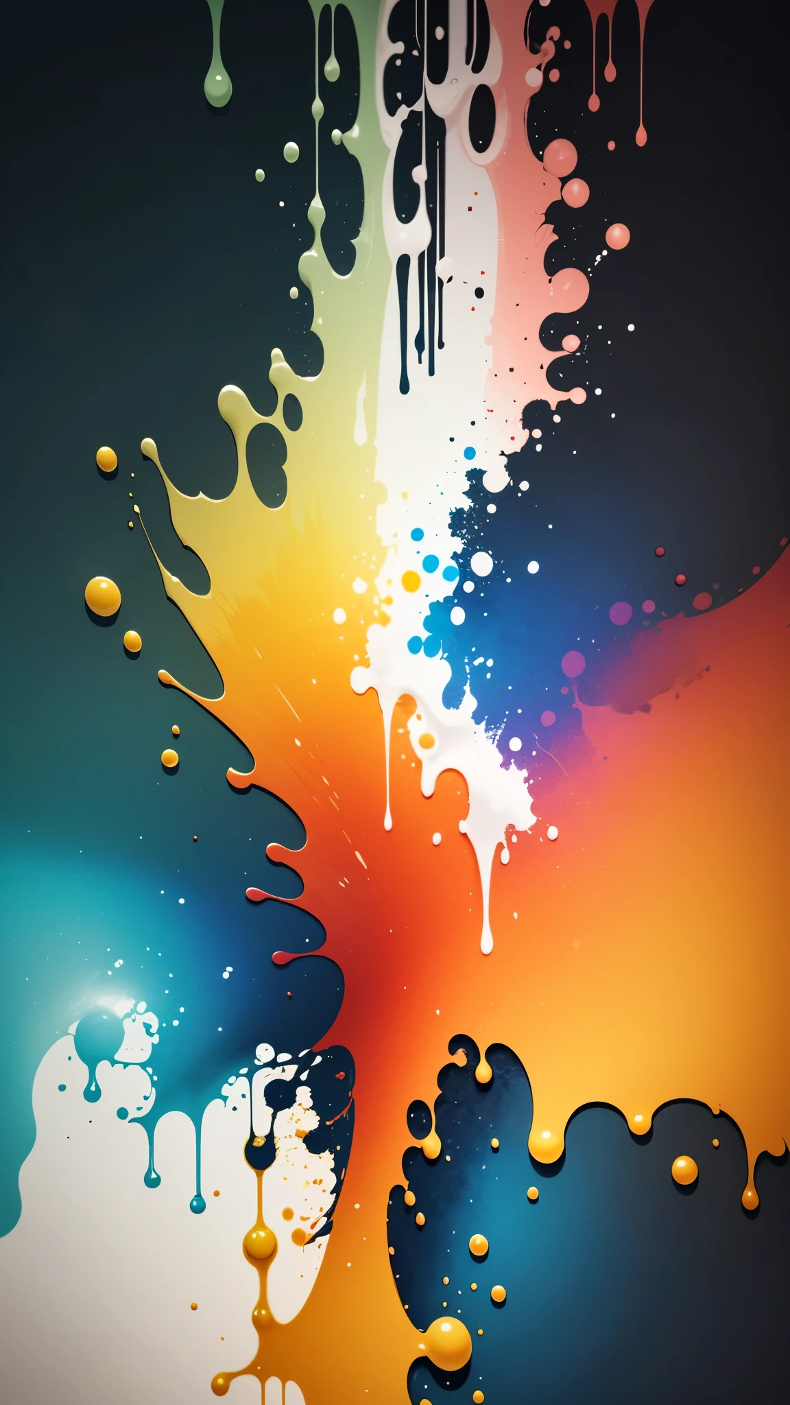 simple_wallpaper, water_splash, paint, rainbow-colored,