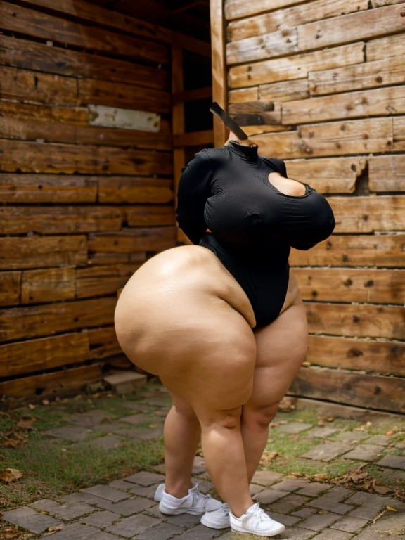 Three huge round perfect breast, two headed Woman, overly thick thighs small waist 32k super detailed fullbody dullahan