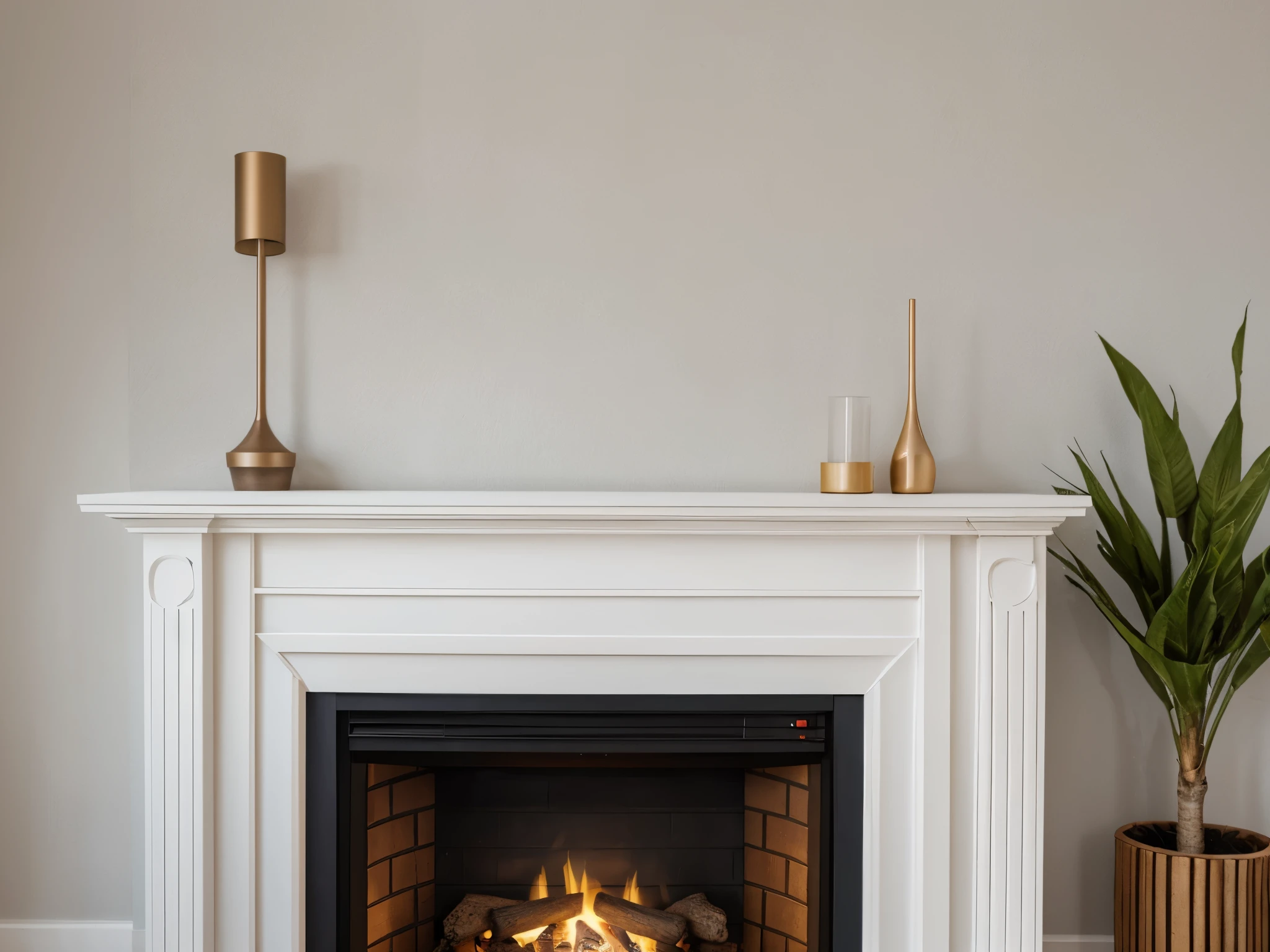 a wooden picture frame mockup in grey, threadbare abstractions, white background, empty space, light pink and light brown, focus on joints/connections, richad misrach, front view, vintage fireplace, room