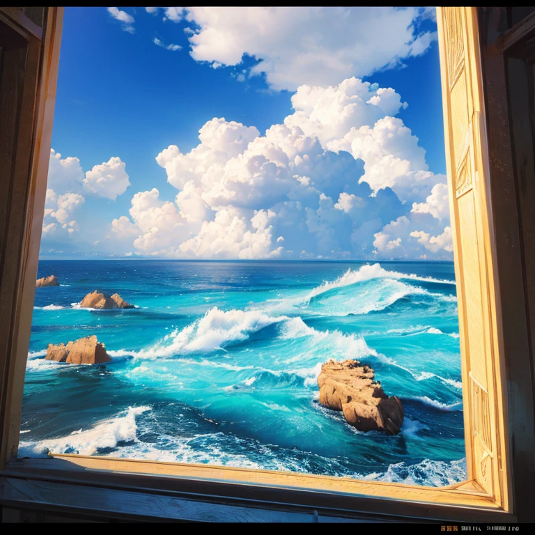 (best quality: 1.2), ultra-detailed, (realistic: 1.3), (photorealistic: 1.37), (highres: 1.2), (4k: 1.2), (8k: 1.2), um lindo arco-íris cruzando um lindo céu azul