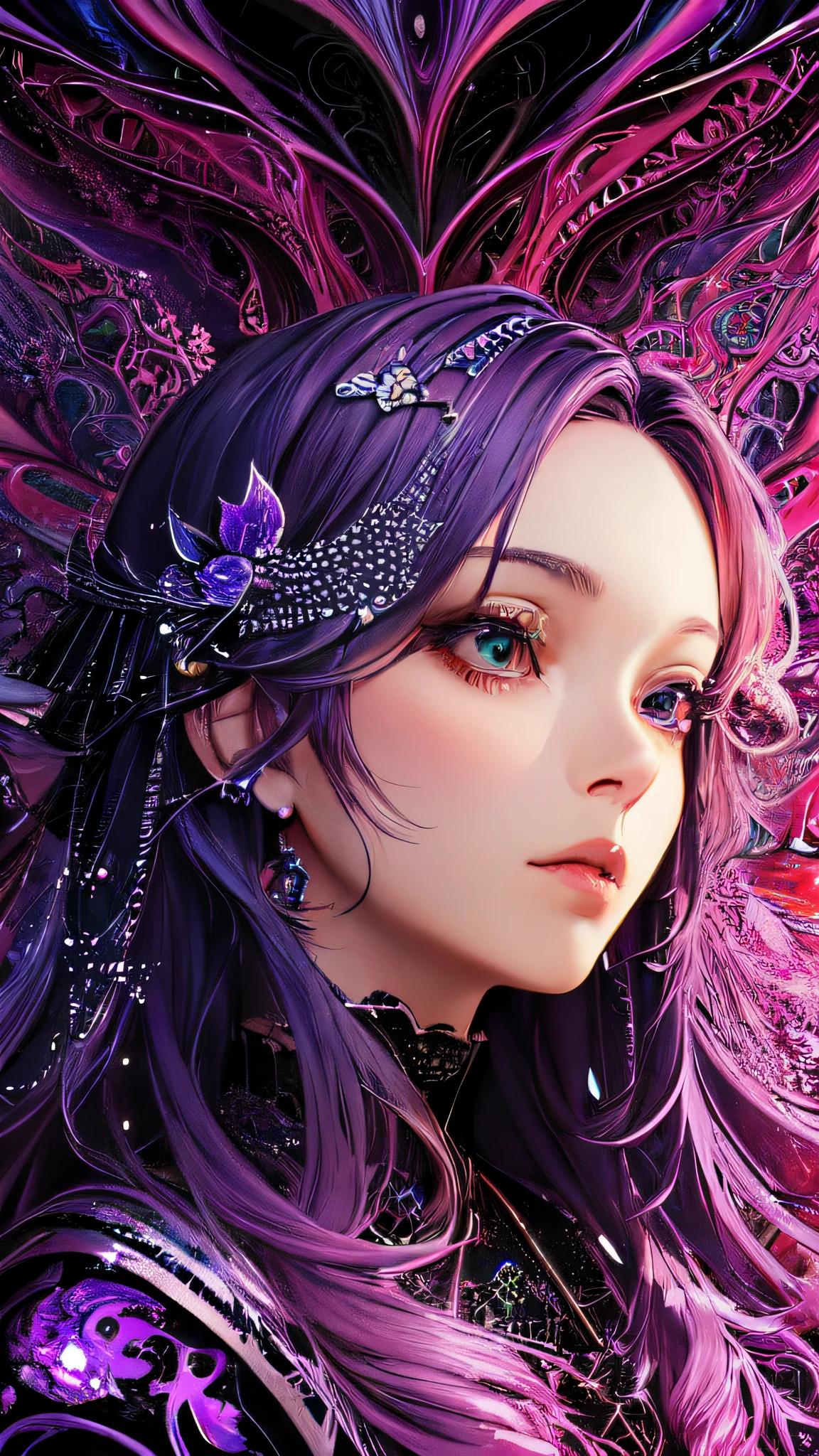anime(masterpiece, highest quality, highest quality, official art, beautiful and aesthetic:1.2), (1 girl), very detailed,(fractal art:1.3),colorful,most detailed