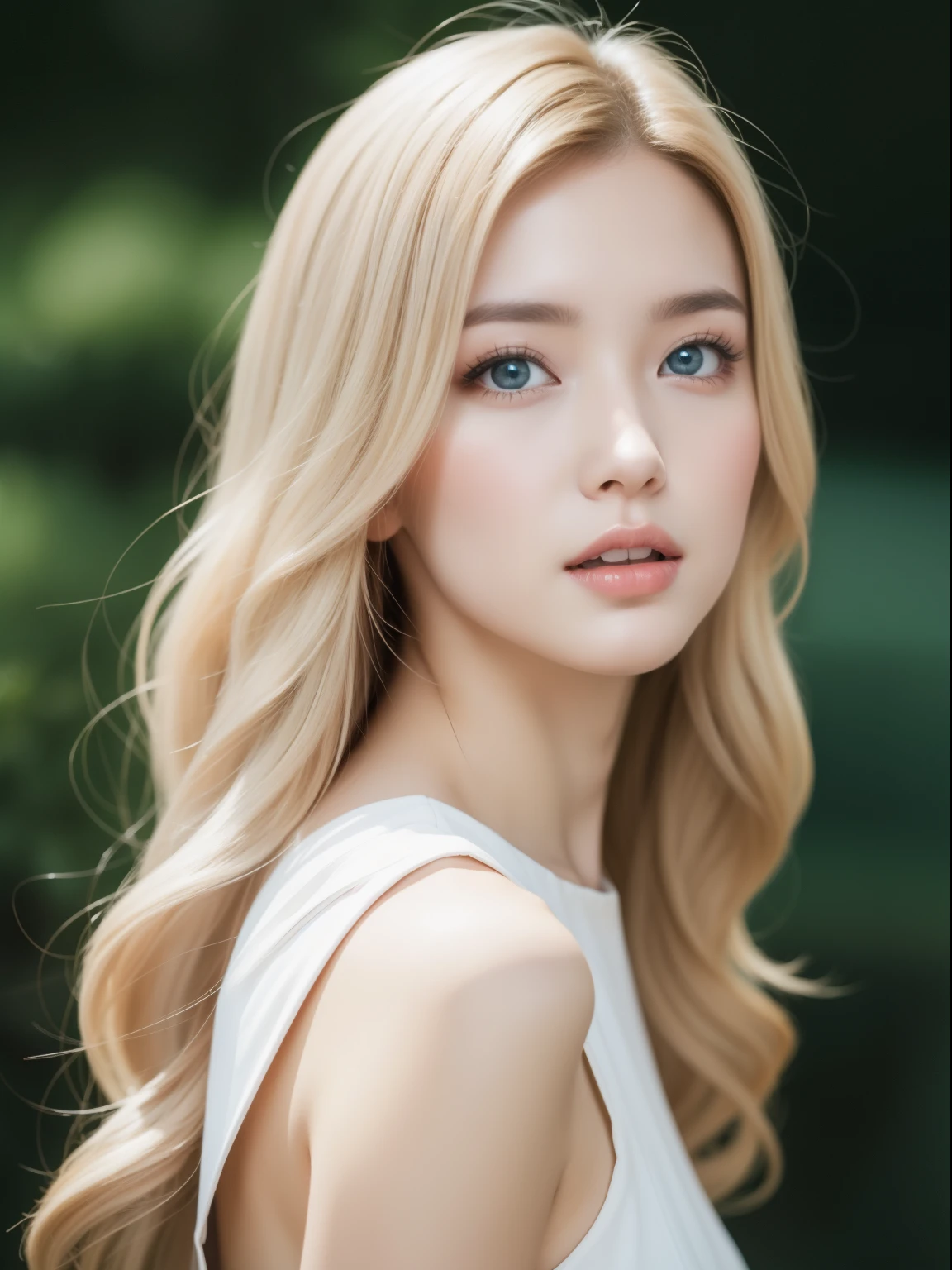 Beautiful woman in a dream space, Tight micro dress white gold, 98k, {{masterpiece}}, best quality, high quality:1.4), {{[[Look head-on}}, Eye_touch, various postures)]], The face is beautiful, and very pretty Eyes, Lovely图像, charming images, {{whole whole body}}, {{{{{{{{long legs}}}}}}}}, {{{{slim sexy body}}}}, {{{{{{tall woman}}}}}}, {{Height 177 cm}}, alone, beautiful, charming, Lovely, pale skin, {{German girls 18 to 22 years old}}, look beautiful German girl and blue Eyes or green Eyes with platinum blonde hair color), Nordic German girl, {{{{{{{{{{whole body}}}}}}}}}}, {{{{{{{{{{High_High heel}}}}}}}}}},