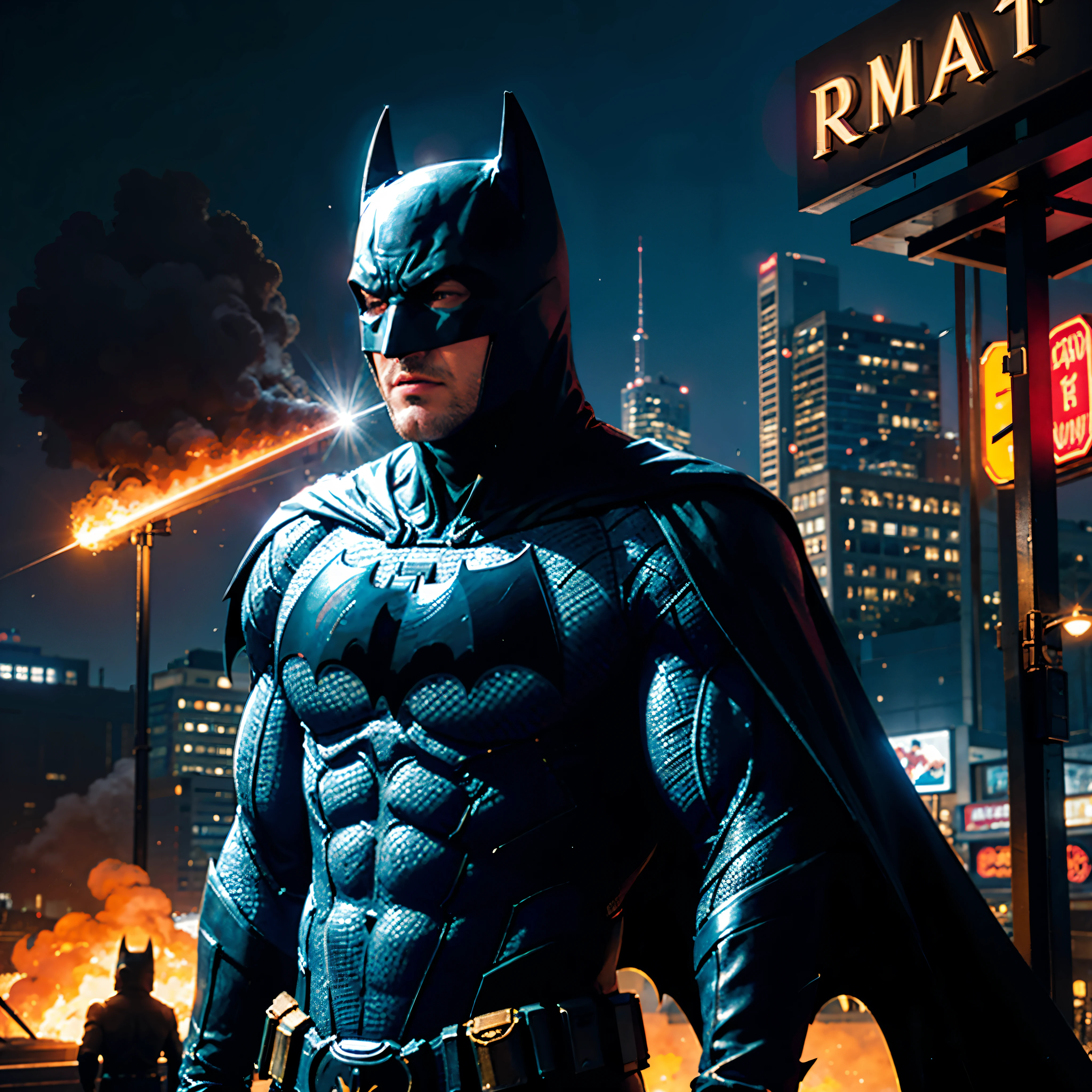 Batfleck Ben-Affleck batman in the rain on a city street at night, from movie batman, film still of batman, in batman movie still cinematic, ryan renolds as batman, still image from batman movie, the batman, batman, in batman, dwayne johnson as batman, david spade as batman, ryan reynolds as batman, anigirl batman, cyberpunk batman, dark knight, portrait of batman deep path equirectangular science-fiction Unrealengine5 ultra Masterpiece hyper pro_photo-realistic saturate meticulously intricate ultra optimal ultra_high-def ultra_high-quality accurate ultra_high-details ultra_high-res color-coded shading perfection reflex extreme improved Octane_rendered opengl-shaders glsl-shader UHD XT3 DSLR HDR "Fire Storm" symmetrical ruby invoke onyx Tourmaline opal reflection amber lava navy plasma earth incandescent hearth flash-fire-shoot floraison multi various etc. --s 1000 --c 20 --q 20 --chaos 100