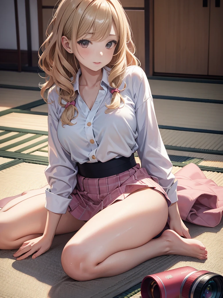 photo realistic, photo realistic, photo realistic, (masterpiece,best quality:1.4),(8k,raw photo,photo realistic:1.2),Not Safe for Work, detailed skin,detailed face,1girl,Japanese idol,cute face,NSFW,SEX,photo realistic, photo realistic, photo realistic, (masterpiece,best quality:1.4),(8k,raw photo,photo realistic:1.2),Not Safe for Work, detailed skin,detailed face,1girl,Japanese idol,cute face, Pink Mini skirt, (((No Panties))), twat, Open twat, happy, medium bob, sitting on the floor grasping one's knees, blonde hair, ((wavy hair)), shirt lift,lick,
