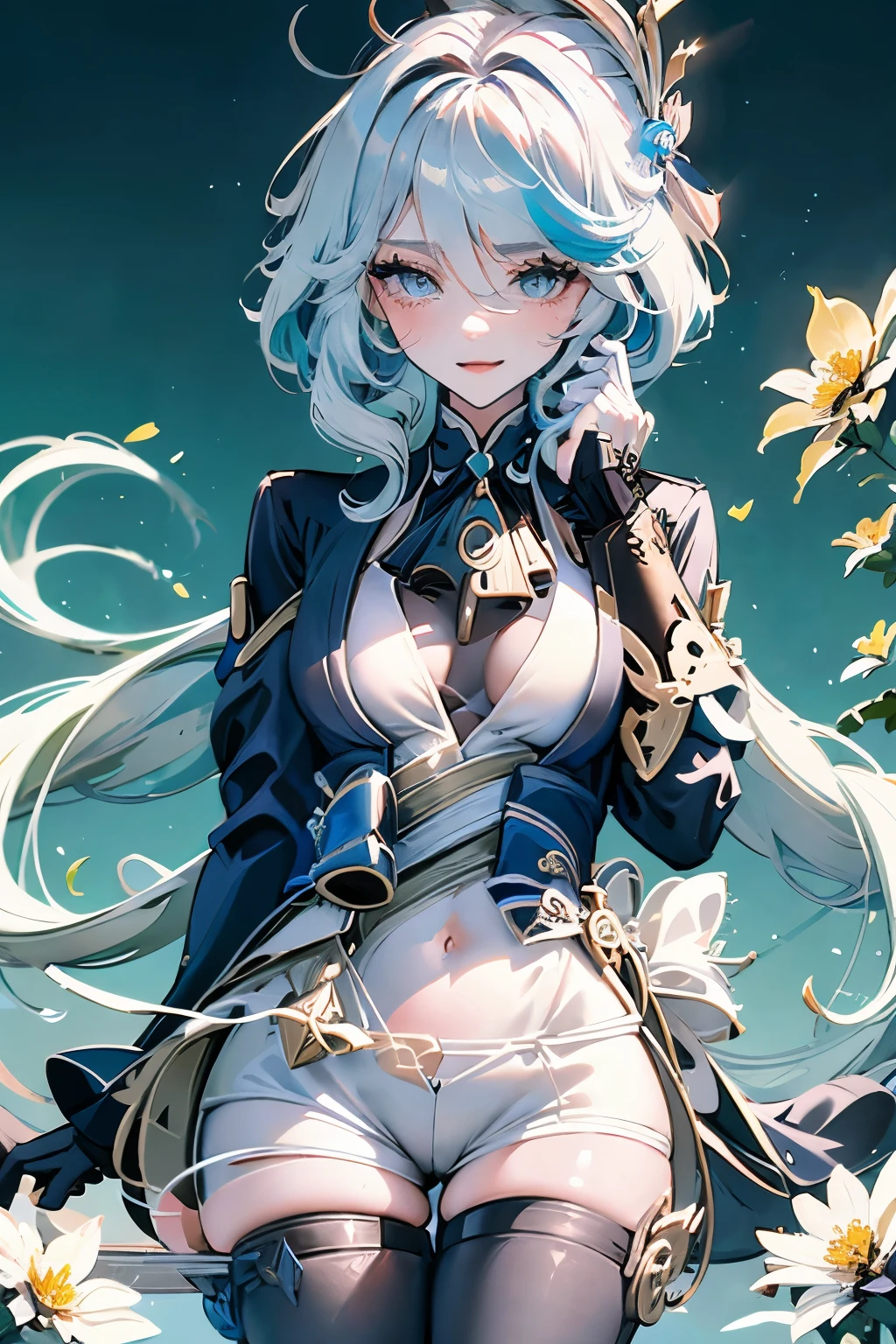 (fluffy anthro hairy:1.3), 1 girl, alone, hair, fox, fox ears, hairy, nahida (Genshin Impact),cross-shaped pupils, green eyes,(ponytail, pointed ears:0.6),best quality,masterpiece,very delicate and beautiful , (There is a cute girl in the center:1.2), (alone:1.3), nahida (Genshin Impact), cross-shaped pupils, (ponytail, pointed ears,:0.6) ,cowboy shooting,Put your hands behind your back,two hands,fluffy fox tail,