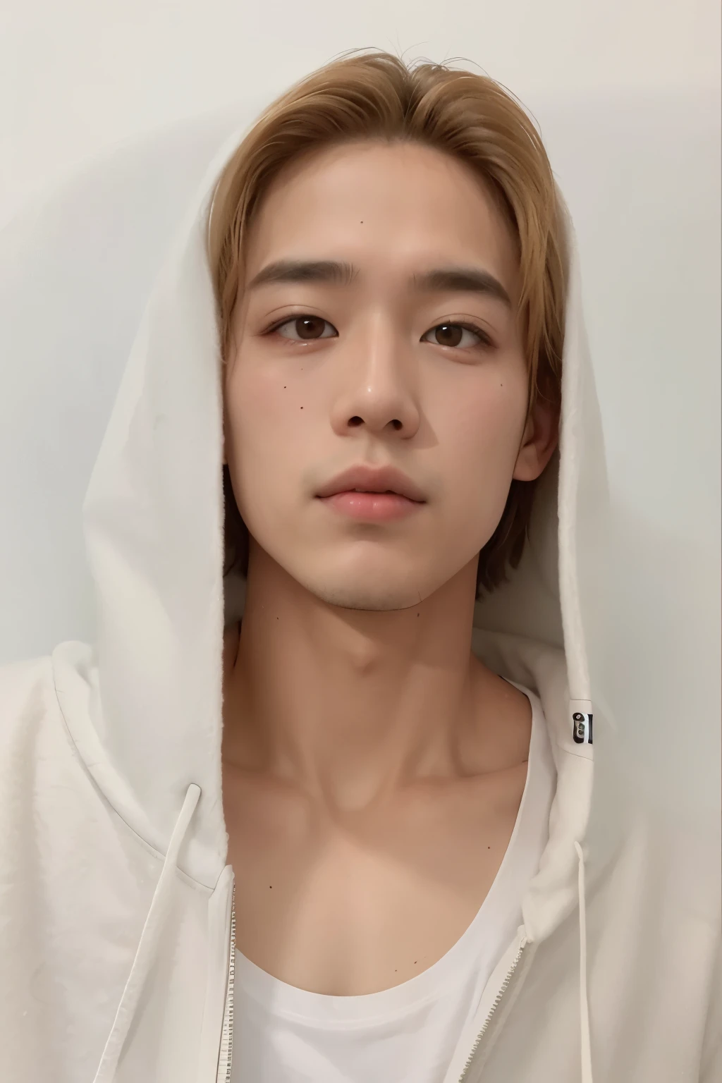 Homem de capuz branco com camisa branca, adorable and pale korean face, hyung tae, todos do grupo nct, young pale angel, Hong junho hyung, taejune kim, Jimin\the right eyelid is swollen, Jung Jaehyun, 1 de 7 anos, rosto magro, Tommy 1 6 anos, inspirado em jeonseok lee