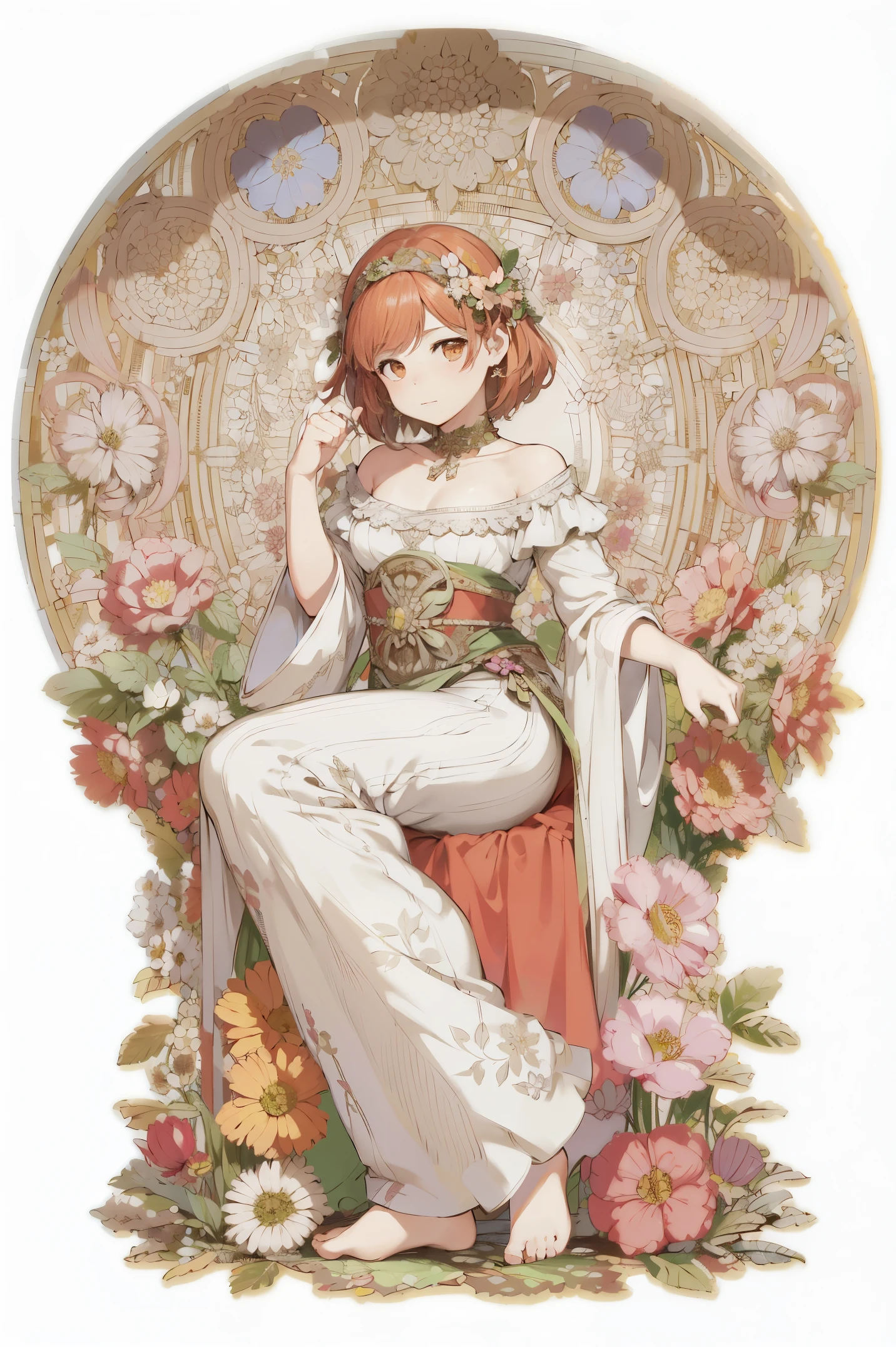 desenho de flores, moldura floral, painel decorativo, abstrato
Arte de Alphonse Mucha, sketchfab, linhas de desenhos e cenas sem cores e sombras.
(Obra-prima, melhor qualidade, Highres: 1.4), detalhado, detalhes intrincados, 4K, respingos de cor, arte de linha, fibonacci,