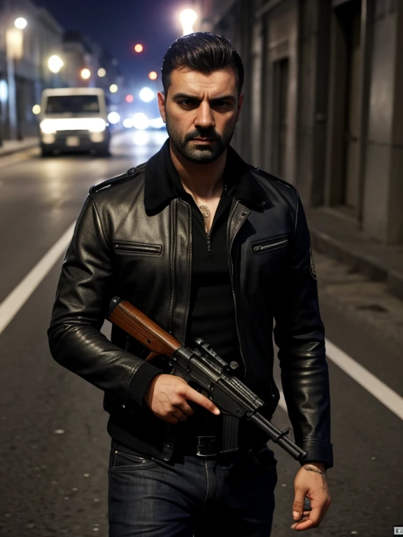 araffes con un top amarillo y un hombre con corbata negra, Armado and dangerous, GTA in Moscow, Maxim Shirkov, atuendo: police, heavily Armado, Dasha Taran, Estilo Grand Theft Auto, Armado, portar armas, al estilo de kyrill kotashev, John shouted, con rifle, hombre y mujer, tight atuendo