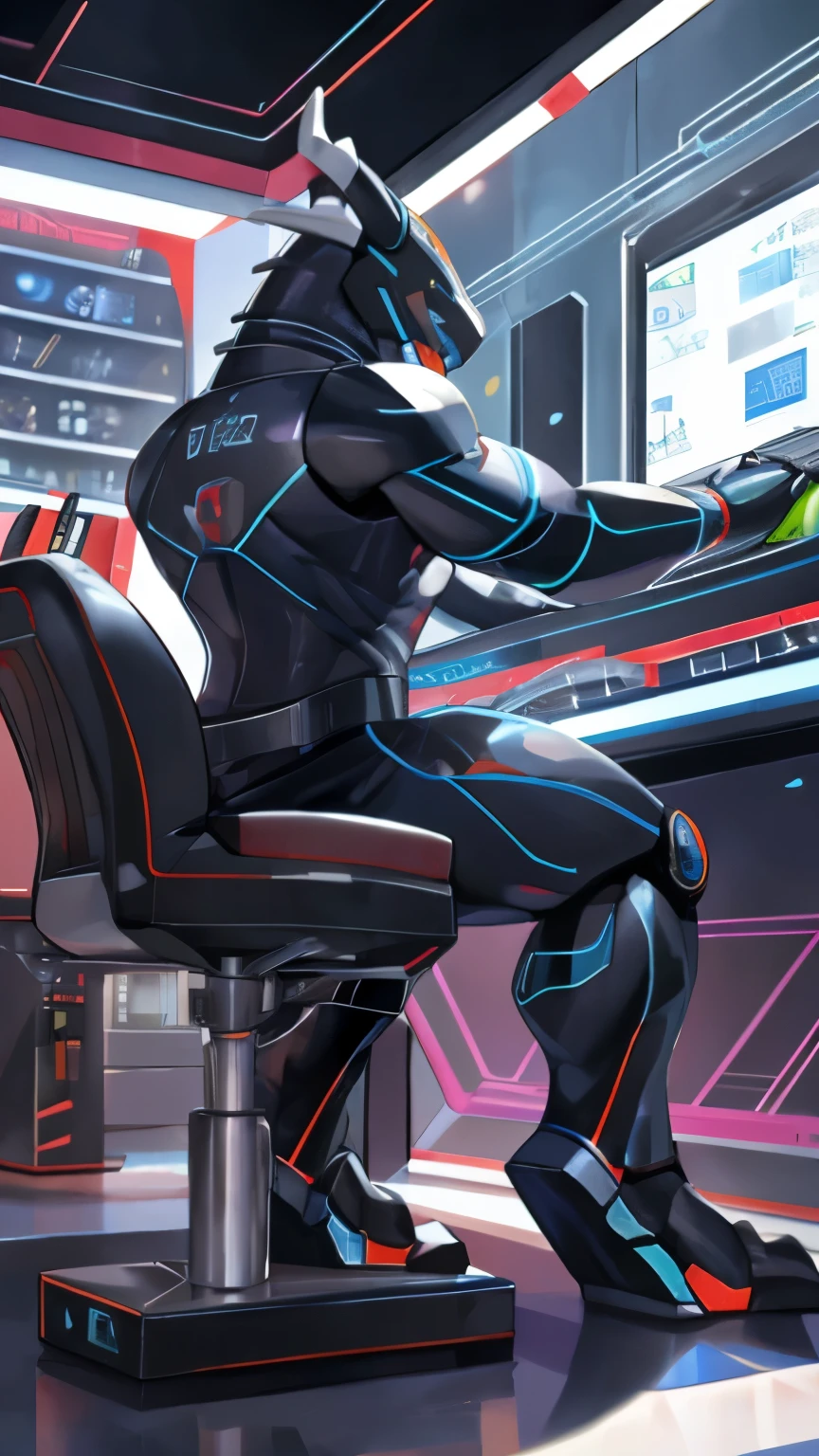 NSFW, male, muscular, Synthesizer (Mr. Vader), dragon, Silver Dragon, Robo Dragon, robot, Cyblog, android, fucking machine, fucking robot, sex robot, sex toy, sex machine, bitchsuit, visor, fucking secretary, sex secretary, submissive
