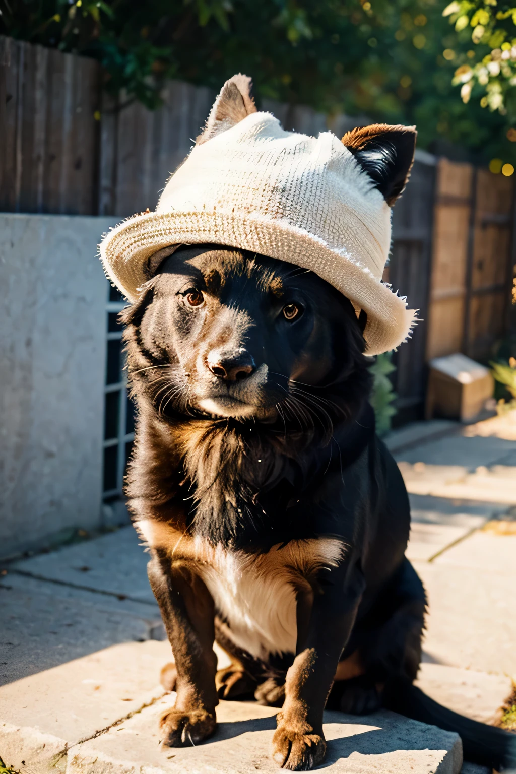 Make an animal who has a hat