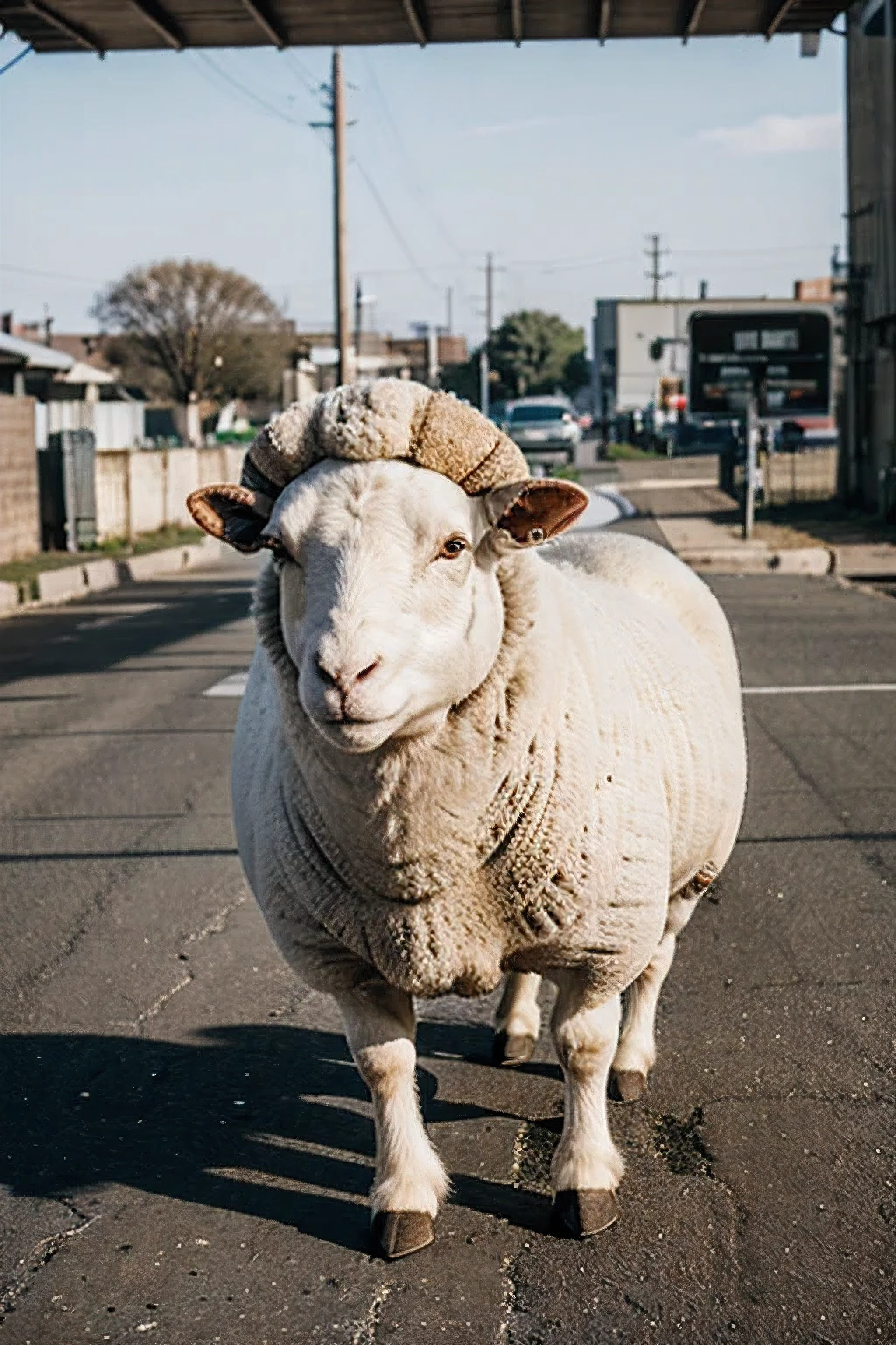 make a sheep like a gangster