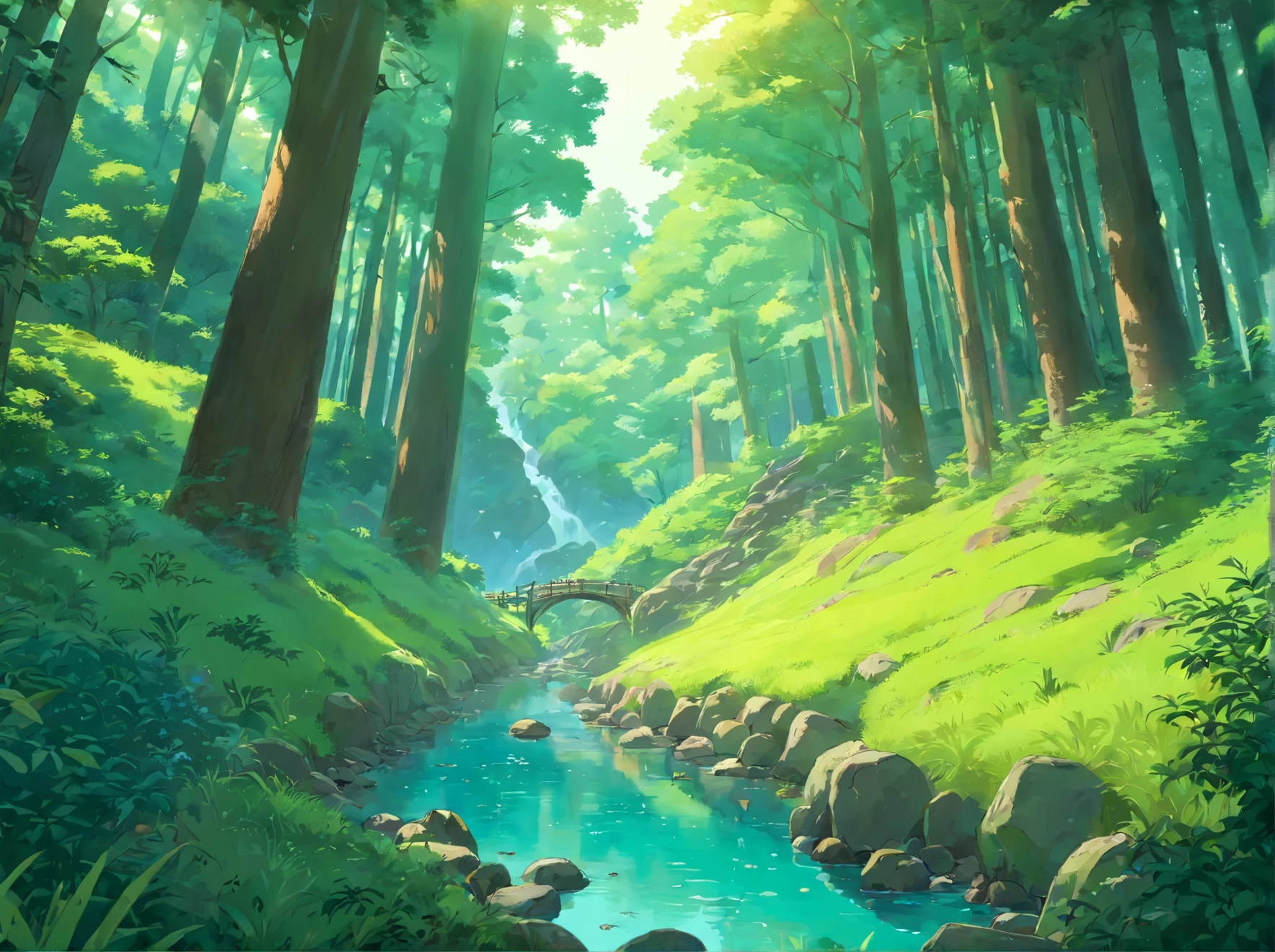 Soft color, studio ghibli, ghibli style, soft tone, lense flare, 90s film style, desk, flower pot, journal, pen. window, forest, hills, Kodak, film grains, hue, anime, Cinematic, high detail, film grain, Fujicolor, UHD, retina, masterpiece, super detail, high details, best quality, 8k, 4K