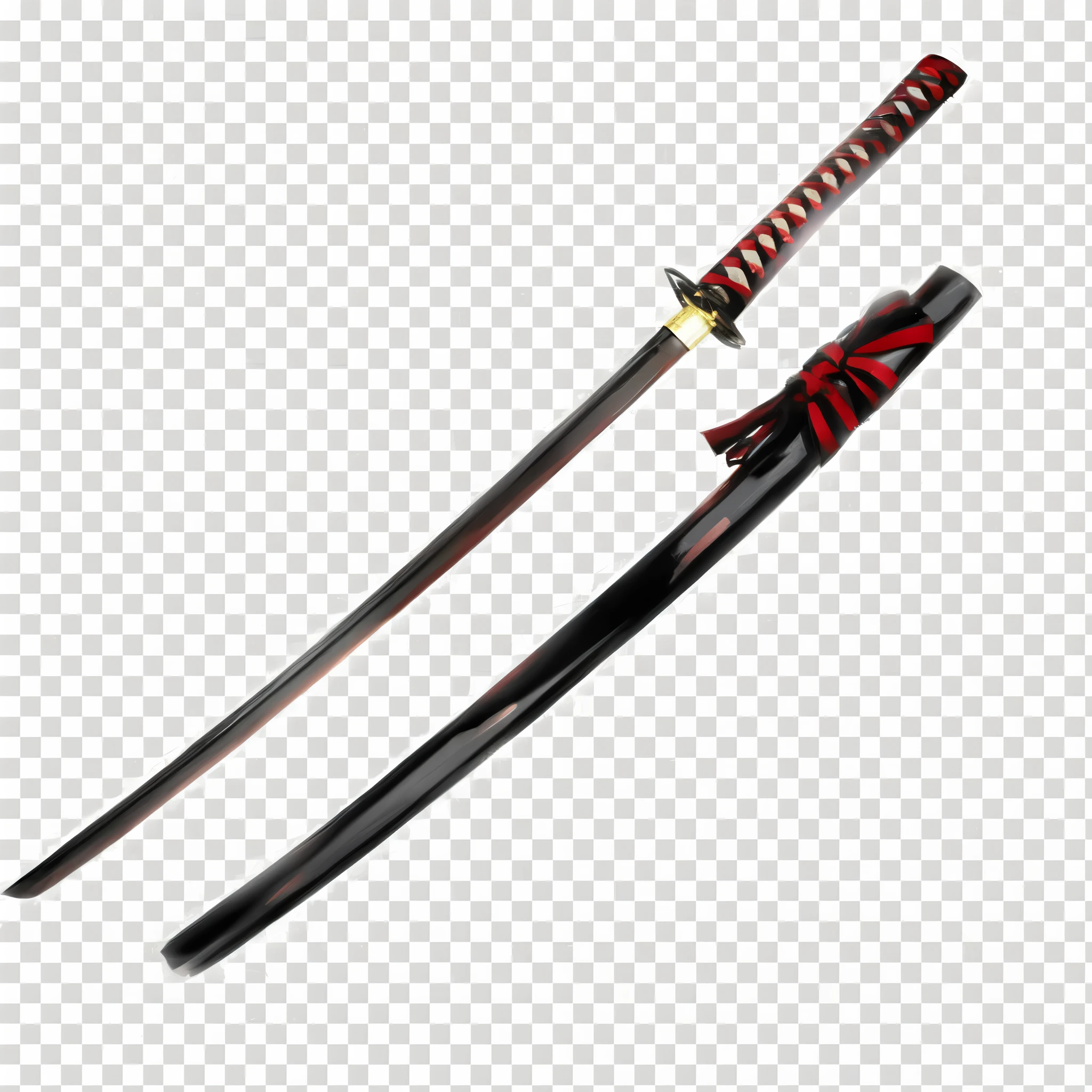 Cartoonist, by Fumiko, by hyattlen, a katana and a sheath, sharp shiny blade