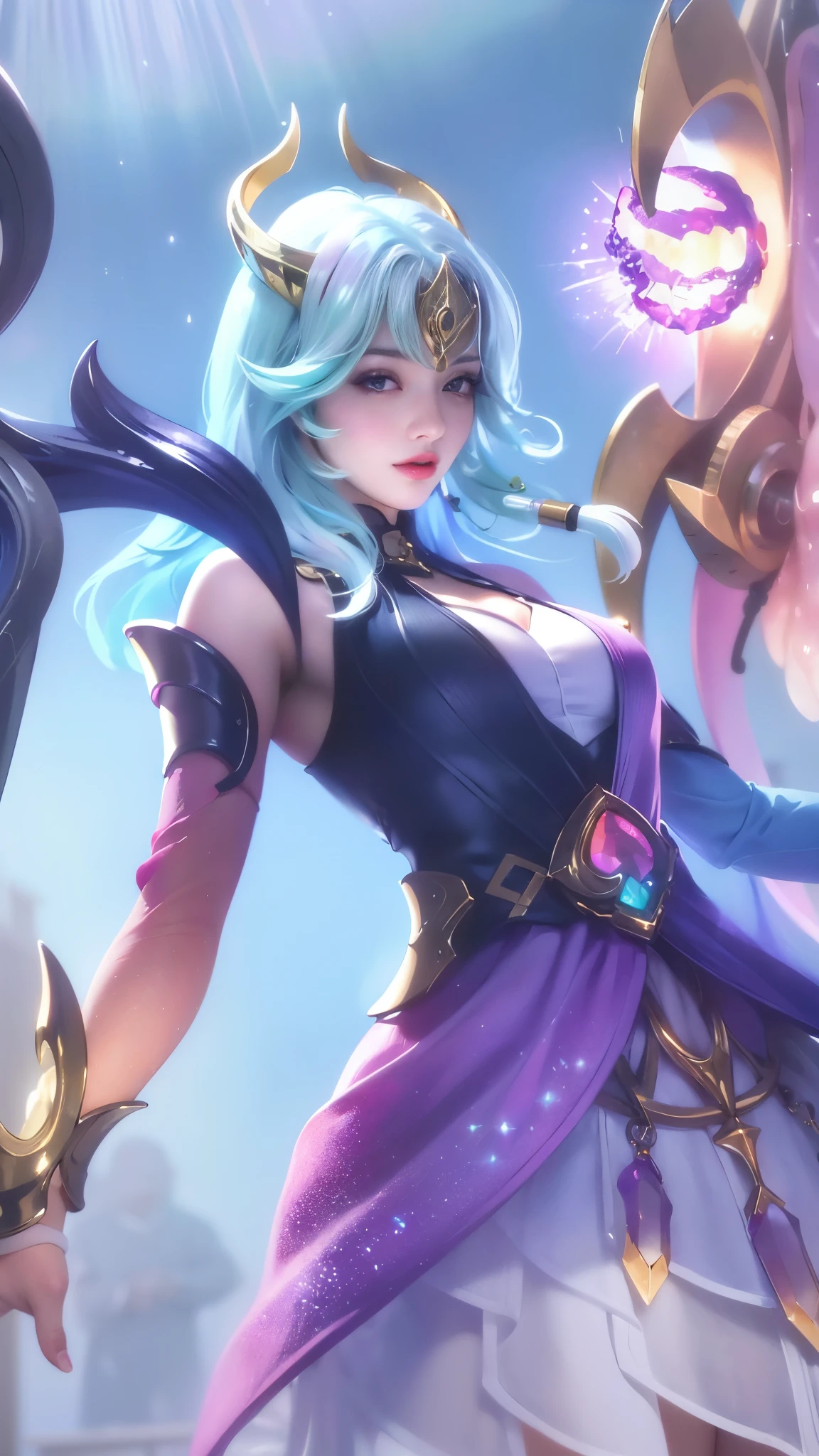 (8k, RAW photo, photorealistic:1.25) ,( lipgloss, eyelashes, gloss-face, glossy skin, best quality, ultra highres, depth of field, chromatic aberration, caustics, Broad lighting, natural shading,Kpop idol) looking at viewer with a serene and goddess-like happiness,