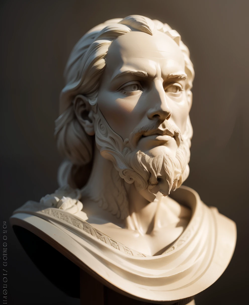 "Obra-prima estoica, Impeccable quality, incredible details, majestic statue."