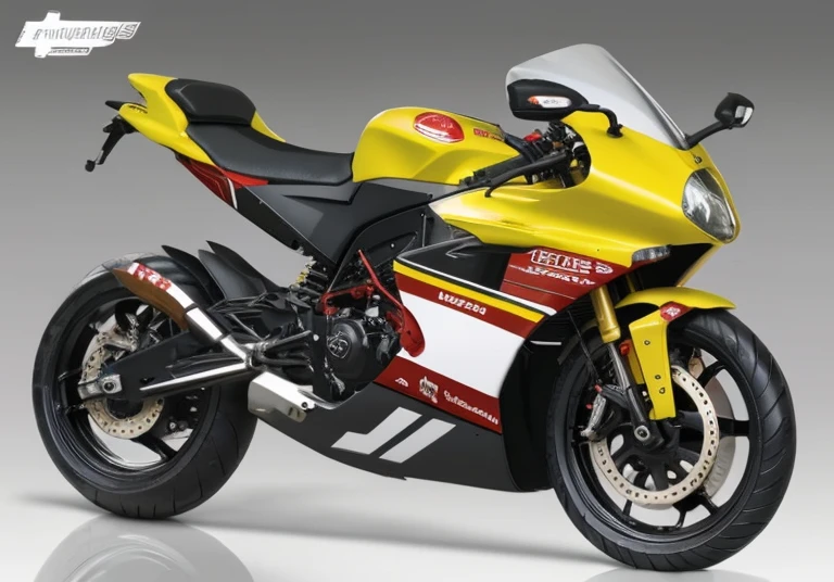 red race type bike