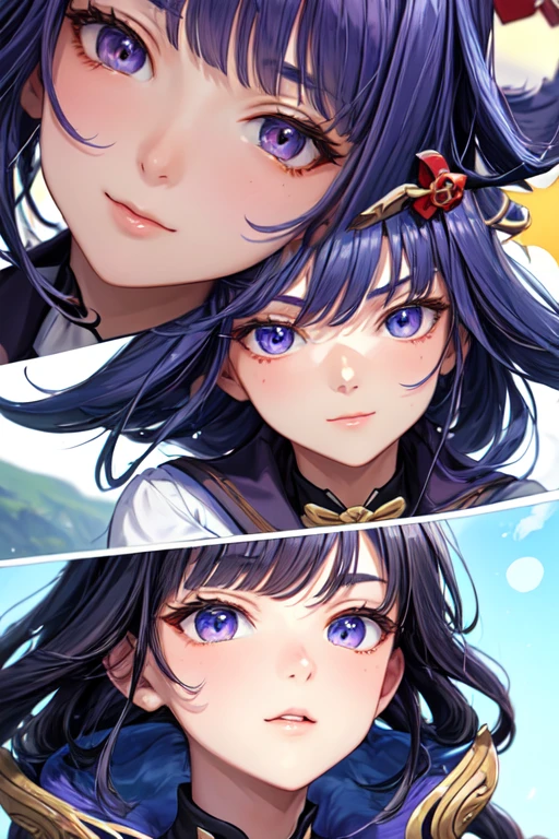 ((Best quality)), ((masterpiece)), (detailed), perfect face.
Raiden Hey. genshin. school uniform.