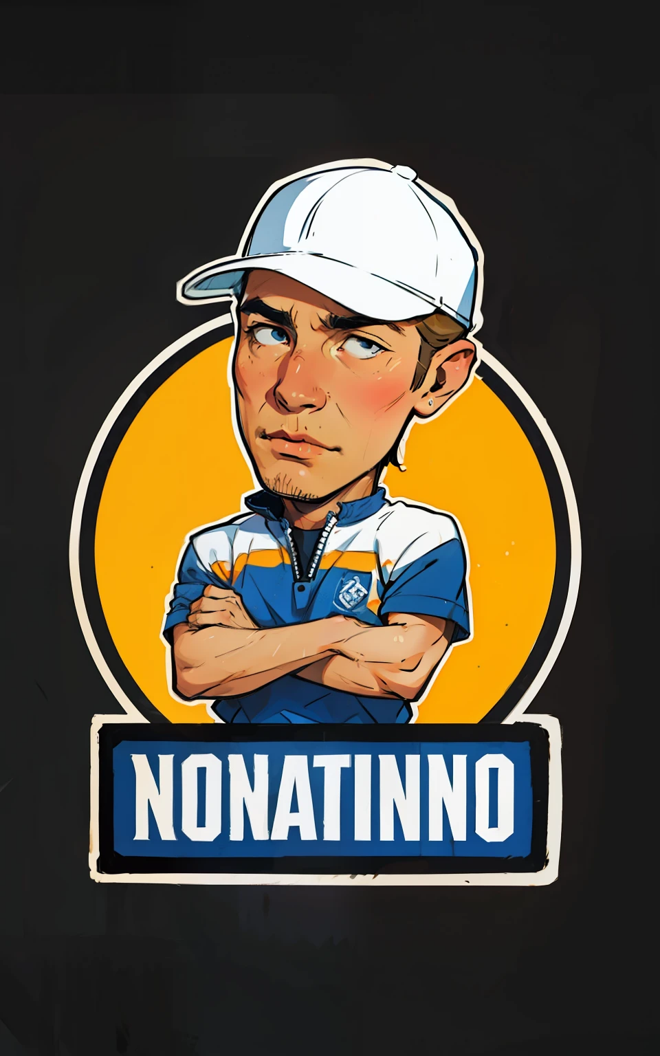 Ilustracion, men, realistic style, logo design.