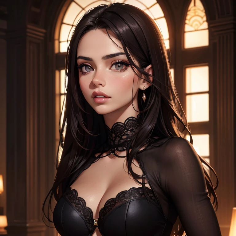 "(best quality,4k,8k,highres,masterpiece:1.2),ultra-detailed,(realistic,photorealistic,photo-realistic:1.37),Adriana Lima,beautiful detailed brown eyes,beautiful detailed lips,extremely detailed eyes and face,long eyelashes,gorgeous appearance,natural beauty,confident expression,stunning model,fashion industry icon,fierce look,flawless skin,subtle makeup,sultry pose,dark brown hair,stylish outfit,luxurious background,professional photography,vivid colors,warm color palette,soft lighting"