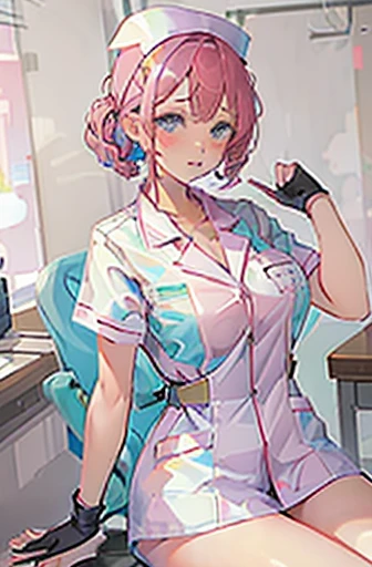 nurse uniform,hospital, latex nurse suit,nurses,busty,elbow gloves,labcoat,redhair woman,blue eyes , gigantic boobs ,medical instruments,asian nurse,two nurses,speculum,examination room,oversize boobs, ,big ass ,strap on, lay on table ,legs spreaded,giving birth,gyno chair , dentist,Milf,latex