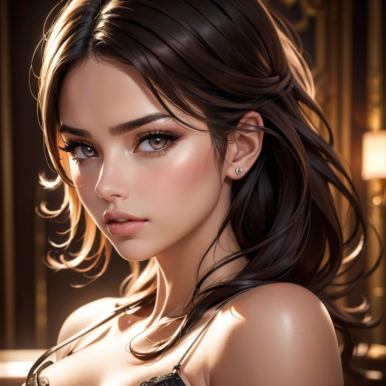 a picture of lady, masterpiece, high quality, high quality skin, quality light, high detail realistic, quality shadow, sharp focus, quality eyes, high detail face,