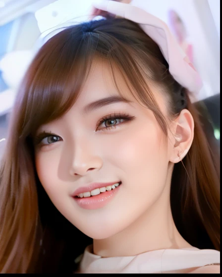 Young Woman, beautiful face, graceful, perfect face, best eyes, wearing earrings, shy smile expression, Long hair, Mouth closed