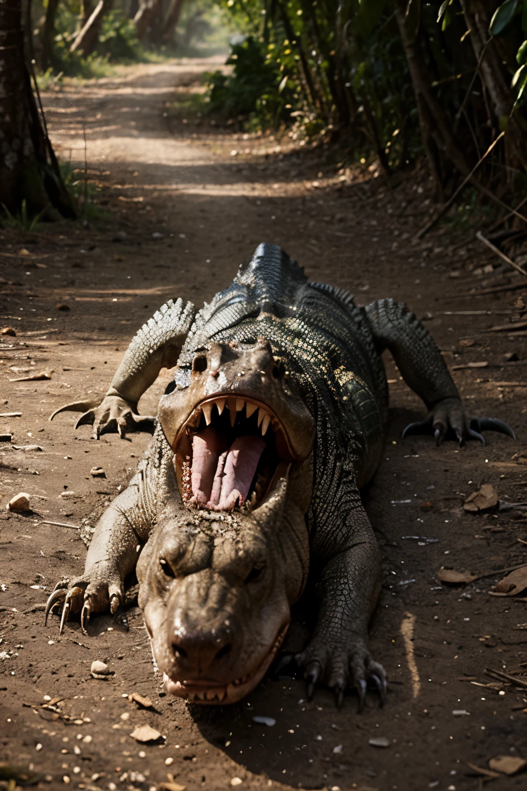 crocodile sucking cock