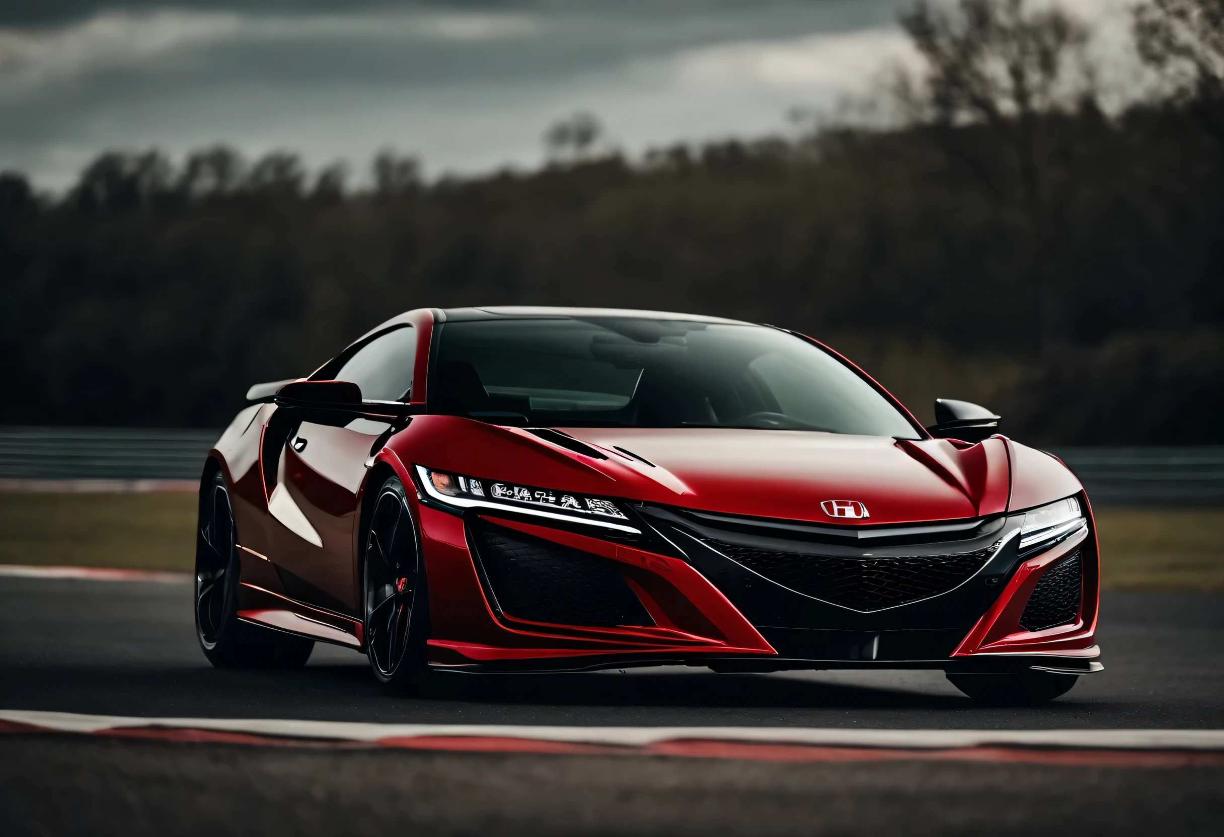 Honda NSX Type S, kava red, From diagonally front