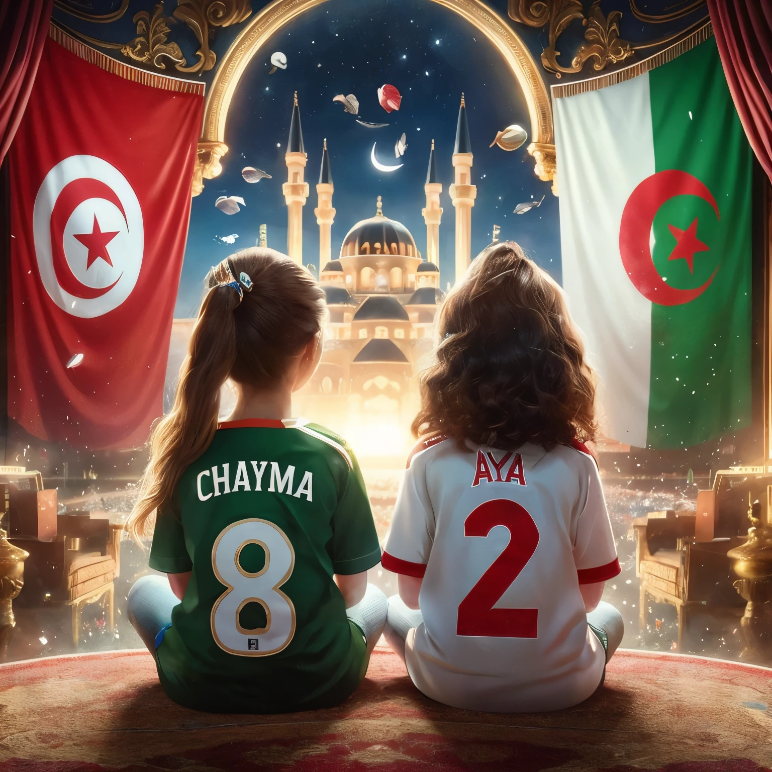 Replace the 2 first names on the jerseys by putting Mayes and Aya instead