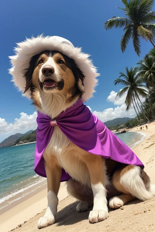 Collie dog with anomalous coat, gigantic size, very long and albino coat color, usando vestido fofo de princesa ou vestido fofo de noiva, brincando com seus Brinquedos em um lindo quarto fofo, Dog with an expression of happiness when he sees his owner, Cachorro com boca aberta, posando para uma foto usando roupas fofas, fofo usando vestido fofo de princesa, luxurious hat, ties, Bandanas, vestido, cores fofas, children'dog clothing colors. low angle view, eye level shot (virilha),Just huge morbid thighs, gordinhas, extremamente grossas;,rima de trabalho, melhor qualidade, (Vista frontal), (vista da minhoca'olhos), perspectiva do olho do minhoca, low angle.