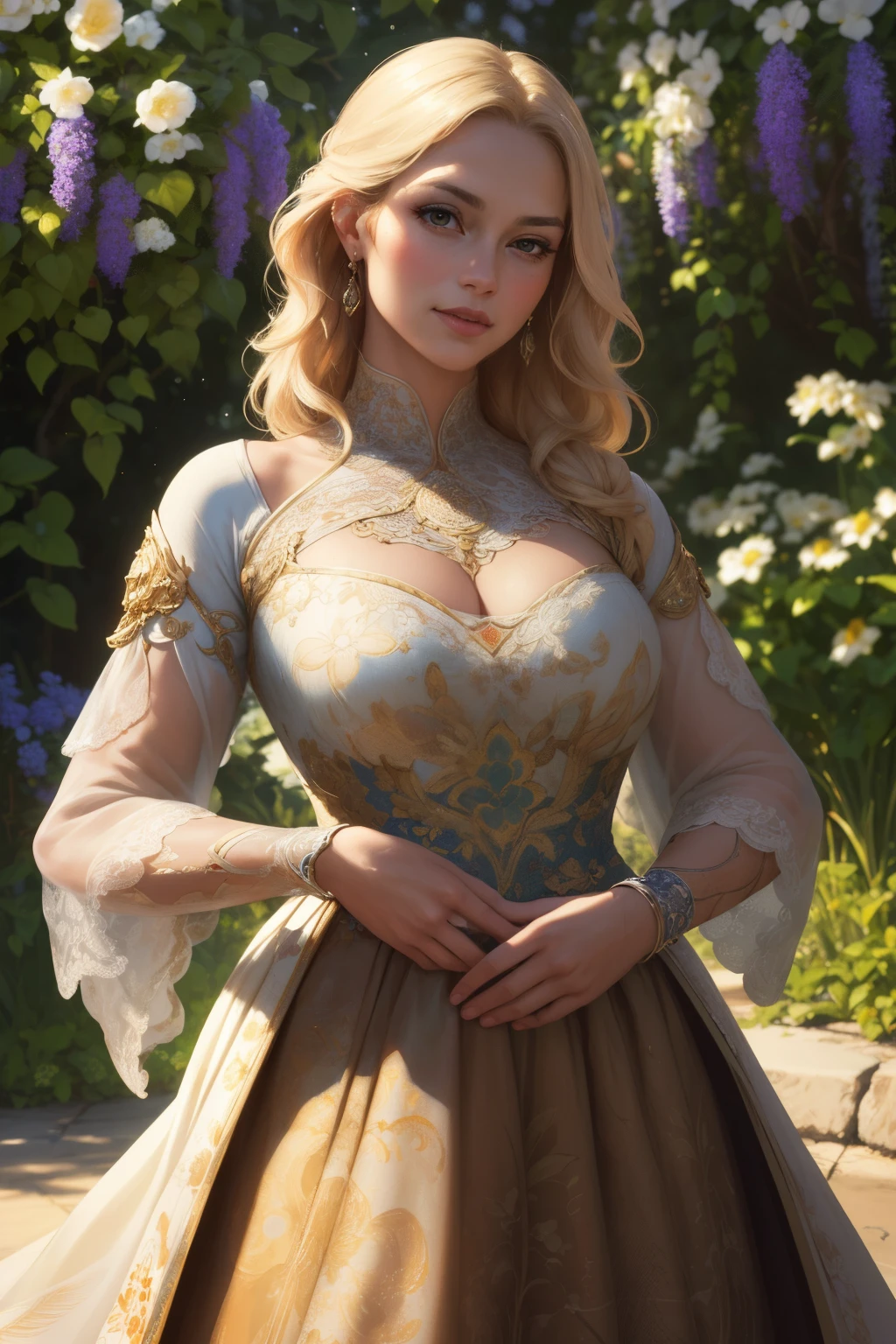 (best quality,4k,8k,highres,masterpiece:1.2),ultra-detailed,(realistic,photorealistic,photo-realistic:1.37),HDR,UHD,studio lighting,extreme detail description,professional,vivid colors,bokeh,portraits
A mob of positive women, an activist group spreading a message of female empowerment, gathers together in a serene garden. The women radiate strength and confidence with their commanding presence, each embodying the essence of courage and determination. They stand tall, poised, and proud, their eyes sparkling with unwavering conviction. With their beautiful detailed eyes reflecting their resilience, they inspire others to take charge and make a difference.
The garden is filled with vibrant colors, lending an air of vibrancy and joy to the scene. Flowers in full bloom surround the women, symbolizing growth and blooming possibilities. The sunlight streams through the lush green foliage, casting a soft glow on their faces, highlighting their expressions of determination and fearlessness.
Each woman is individually captivating, with their unique styles and personalities. Their beautiful detailed lips convey messages of unity and strength, and their long eyelashes add an extra touch of elegance. Their powerful presence is further accentuated by their impeccable fashion sense, showcasing a wide range of diverse styles that represent the multifaceted nature of womanhood.
The artwork is created using various mediums, blending traditional portraiture with a touch of modern artistry. It combines the detailed brushstrokes of a classic masterpiece with the precision of modern digital techniques. The resulting image is a stunning fusion of vivid colors, realistic textures, and mesmerizing details, capturing the essence of each woman's individuality.
The overall lighting of the scene is carefully crafted, with studio lighting techniques that enhance the beauty of the women and create a sense of drama. The carefully placed light sources cast soft shadows, creating depth and dimension, further emphasizing the strength and empowerment radiating from the women.
This high-resolution piece is a celebration of the female spirit, capturing the essence of bravery, determination, and empowerment. Each brushstroke and intricate detail is meticulously crafted to create a photorealistic portrayal of these incredible women, inviting viewers to be inspired and embrace their own power and potential.
With this artwork, the viewer is transported into a world where women take charge of their lives and embrace their inner strength. It serves as a reminder that every woman has the power to make a difference, both in their personal lives and in the world at large. The positive energy emanating from the mob of women is contagious, spreading a message of empowerment, unity, and female solidarity.