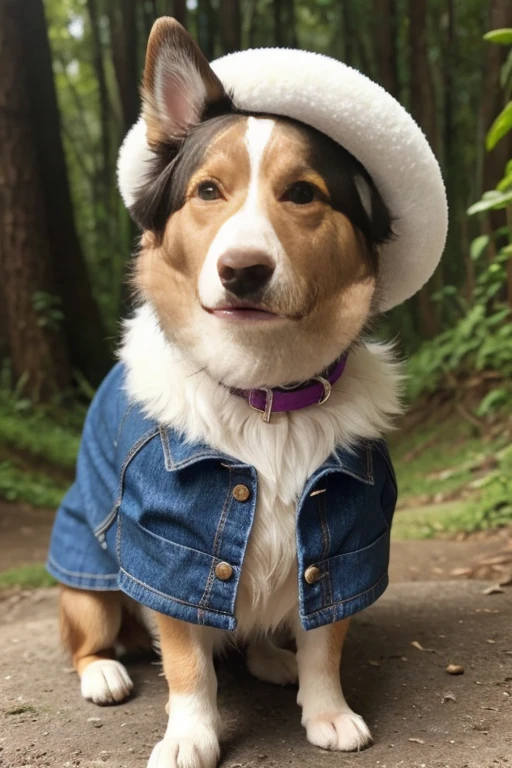 Collie dog with abnormal size hair, pelugem tamanho Gigantescos, pelagem muito longo  e cor dos pelos albino, veste casaco, veste jaqueta de couro preta brilhoso, veste jaqueta jeans, usando roupas jeans, usando roupas da moda, usando vestido fofo de princesa ou vestido fofo de noiva, brincando com seus Brinquedos em um lindo quarto fofo,  Dog with an expression of happiness when he sees his owner, Cachorro com boca aberta, posando para uma foto usando roupas fofas,   fofo usando vestido fofo de princesa, luxurious hat, ties, Bandanas, vestido, cores fofas, children&#39;dog clothing colors. low angle view, eye level shot (virilha),Just huge morbid thighs, gordinhas, extremamente grossas;,rima de trabalho, melhor qualidade, (Vista frontal), (vista da minhoca&#39;olhos), perspectiva do olho do minhoca, low angle.