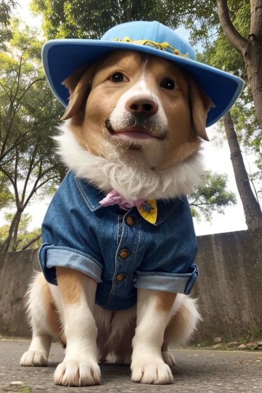 Collie dog with abnormal size hair, pelugem tamanho Gigantescos, pelagem muito longo e cor dos pelos albino, veste casaco, veste jaqueta de couro preta brilhoso, veste jaqueta jeans, usando roupas jeans, usando roupas da moda, usando vestido fofo de princesa ou vestido fofo de noiva, brincando com seus Brinquedos em um lindo quarto fofo, Dog with an expression of happiness when he sees his owner, Cachorro com boca aberta, posando para uma foto usando roupas fofas, fofo usando vestido fofo de princesa, luxurious hat, ties, Bandanas, vestido, cores fofas, children'dog clothing colors. low angle view, eye level shot (virilha),Just huge morbid thighs, gordinhas, extremamente grossas;,rima de trabalho, melhor qualidade, (Vista frontal), (vista da minhoca'olhos), perspectiva do olho do minhoca, low angle.