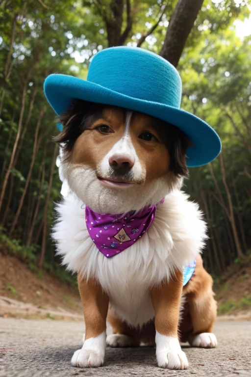 Collie dog with abnormal size hair, pelugem tamanho Gigantescos, pelagem muito longo e cor dos pelos albino, veste casaco, veste jaqueta de couro preta brilhoso, veste jaqueta jeans, usando roupas jeans, usando roupas da moda, usando vestido fofo de princesa ou vestido fofo de noiva, brincando com seus Brinquedos em um lindo quarto fofo, Dog with an expression of happiness when he sees his owner, Cachorro com boca aberta, posando para uma foto usando roupas fofas, fofo usando vestido fofo de princesa, luxurious hat, ties, Bandanas, vestido, cores fofas, children'dog clothing colors. low angle view, eye level shot (virilha),Just huge morbid thighs, gordinhas, extremamente grossas;,rima de trabalho, melhor qualidade, (Vista frontal), (vista da minhoca'olhos), perspectiva do olho do minhoca, low angle.