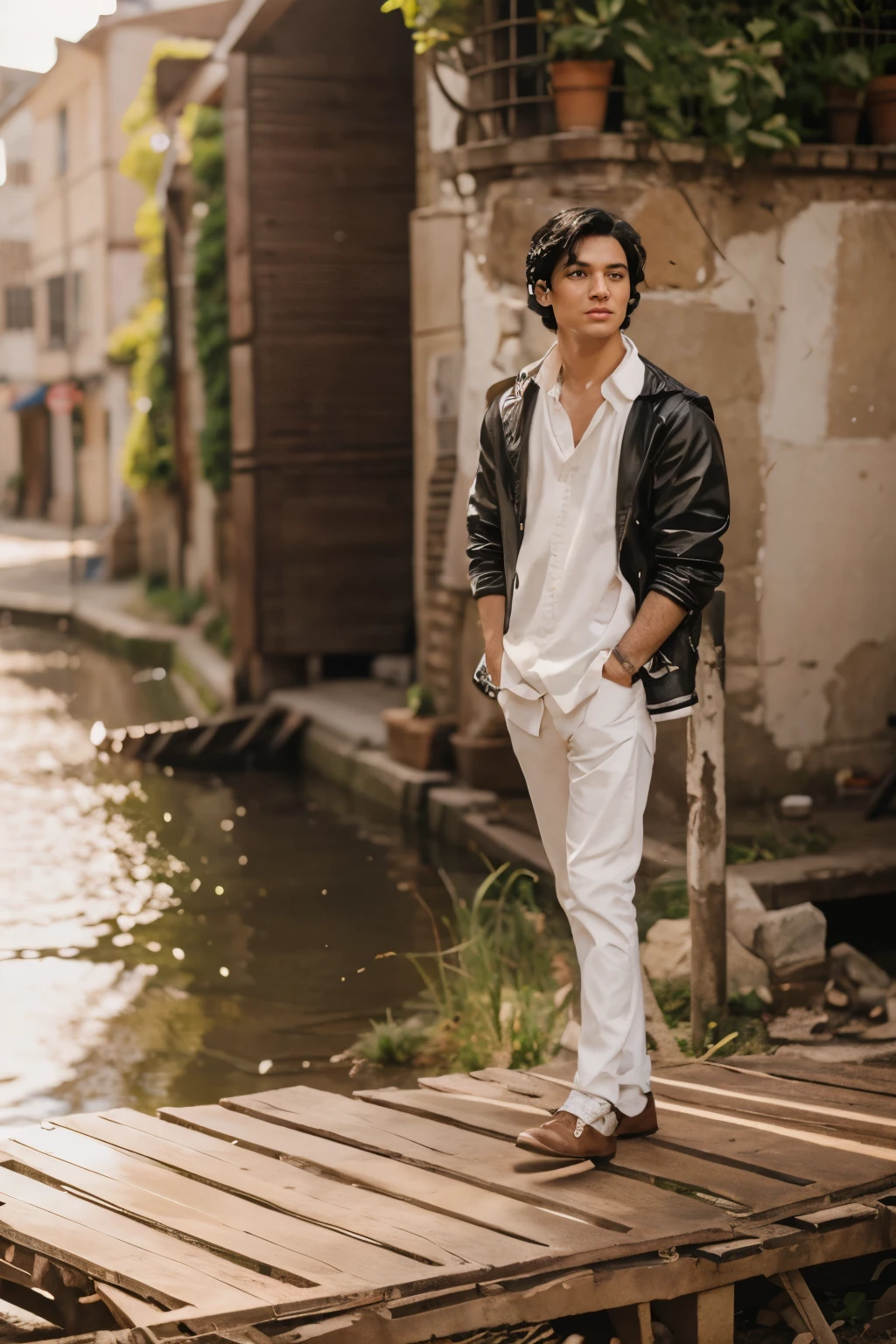 cute boy, , black hair, realistic face,