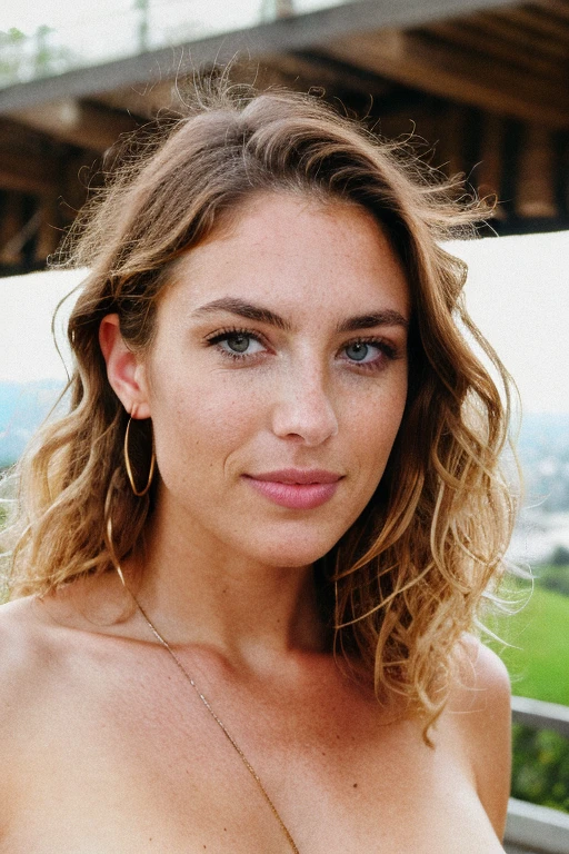 astonishing beautiful woman (jessica biel:gal gadot:0.5), highlighted hair, turquoise eyes, Size A breasts, nude, open blouse, highlighted slightly curly hair, pale turquoise eyes, hourglass figure, perfect body, cantine , table, big window, brick wall, long shot, asymmetric, rim lighting, studio lighting, dslr, ultra quality, sharp focus, tack sharp, dof, highly detailed glossy eyes, high detailed skin, skin pores, best quality, high quality, highres, detail enhancement, humid, overcast, detailed face and eyes, higly detailed skin, 8k uhd, sharp focus, professional, best quality