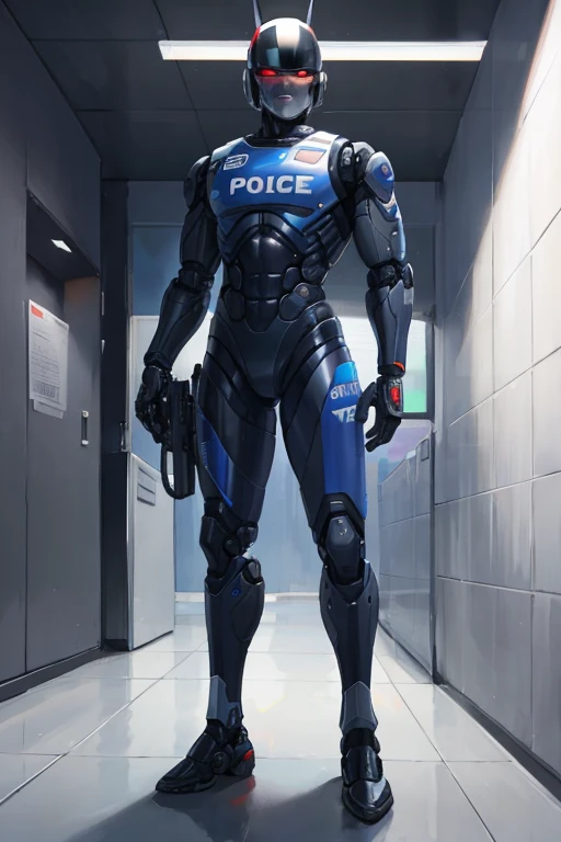 RoboCop, have a gun, Police uniform