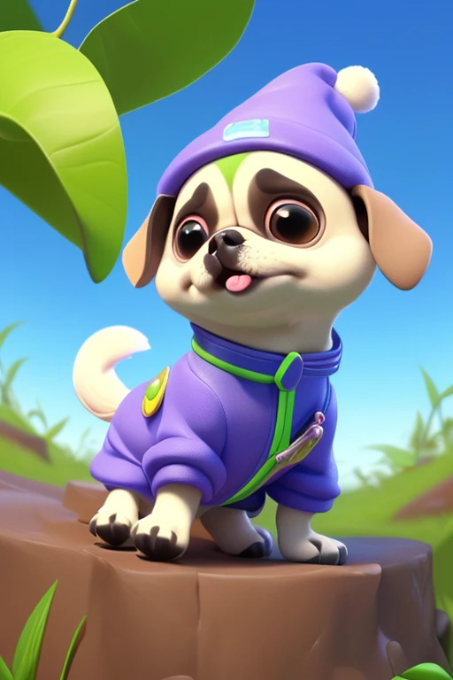 Pug dog with abnormal size hair, pelugem
 tamanho Gigantescos, pelagem muito longo  e cor dos pelos albino, veste casaco, veste jaqueta de couro preta brilhoso, veste jaqueta jeans, usando roupas jeans, usando roupas da moda, usando vestido fofo de princesa ou vestido fofo de noiva, brincando com seus Brinquedos em um lindo quarto fofo,  Dog with an expression of happiness when he sees his owner, Cachorro com boca aberta, posando para uma foto usando roupas fofas,   fofo usando vestido fofo de princesa, luxurious hat, ties, Bandanas, vestido, cores fofas, children&#39;dog clothing colors. low angle view, eye level shot (virilha),Just huge morbid thighs, gordinhas, extremamente grossas;,rima de trabalho, melhor qualidade, (Vista frontal), (vista da minhoca&#39;olhos), perspectiva do olho do minhoca, low angle.